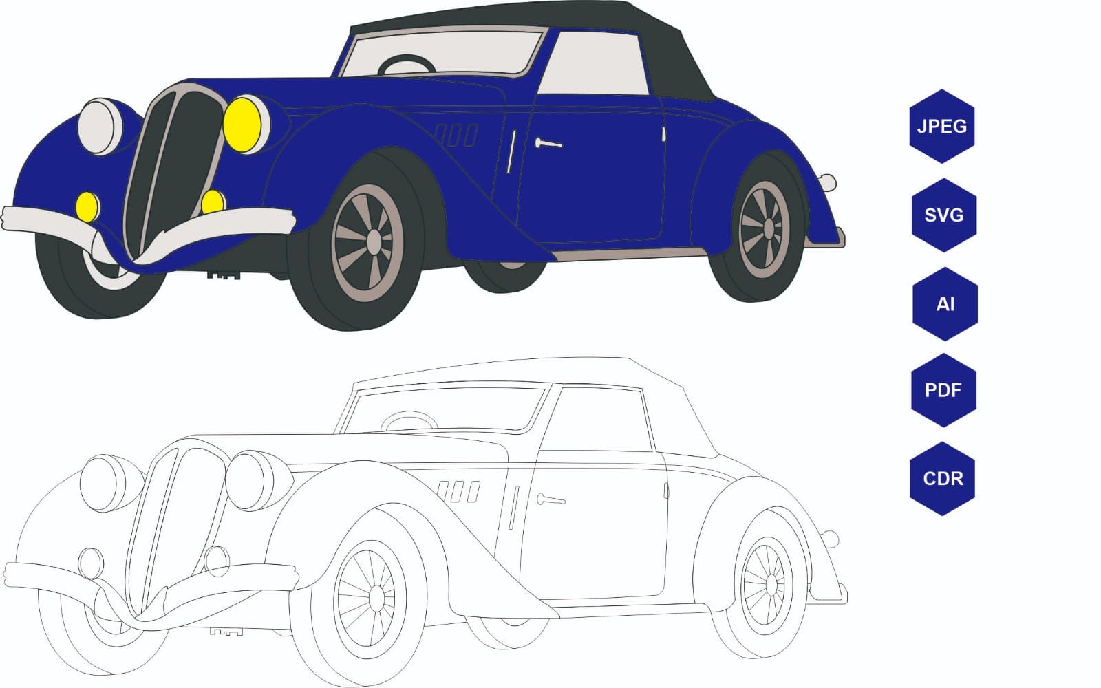 Alfa Romeo Vintage Car,Classic Sport Car