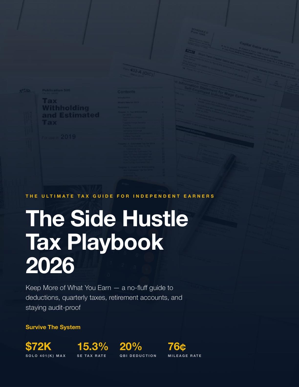 The Side Hustle Tax Playbook 2026