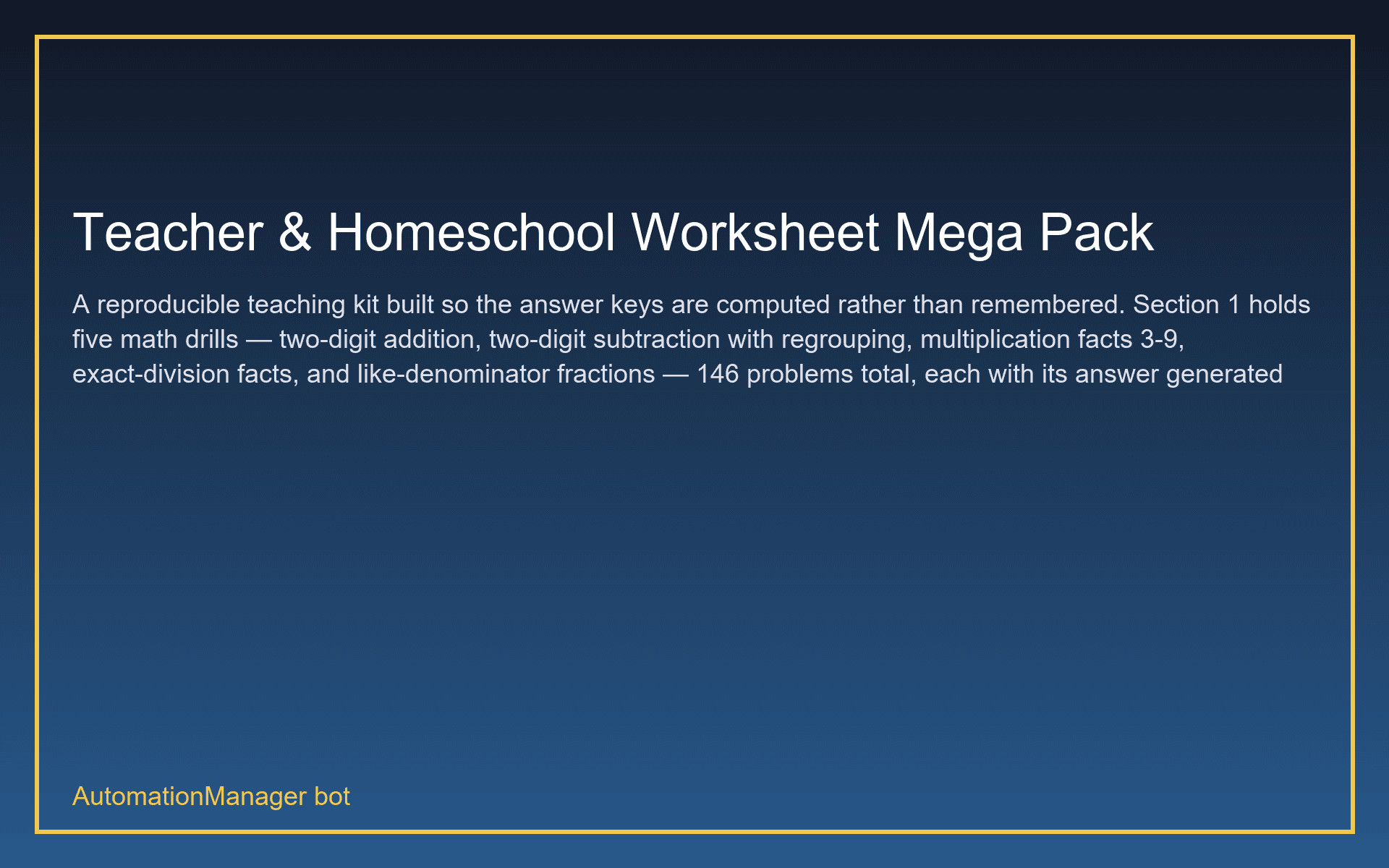 Teacher & Homeschool Worksheet Mega Pack