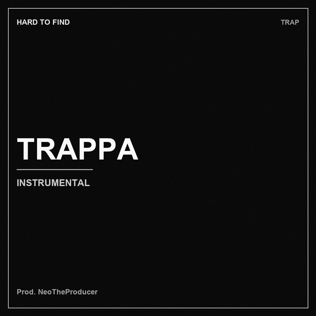 Monochrome HARD TO FIND cover for Trappa