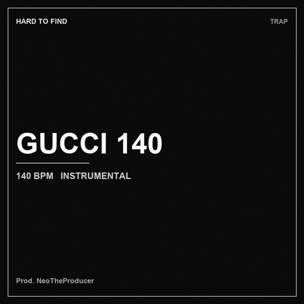 Monochrome HARD TO FIND cover for Gucci 140