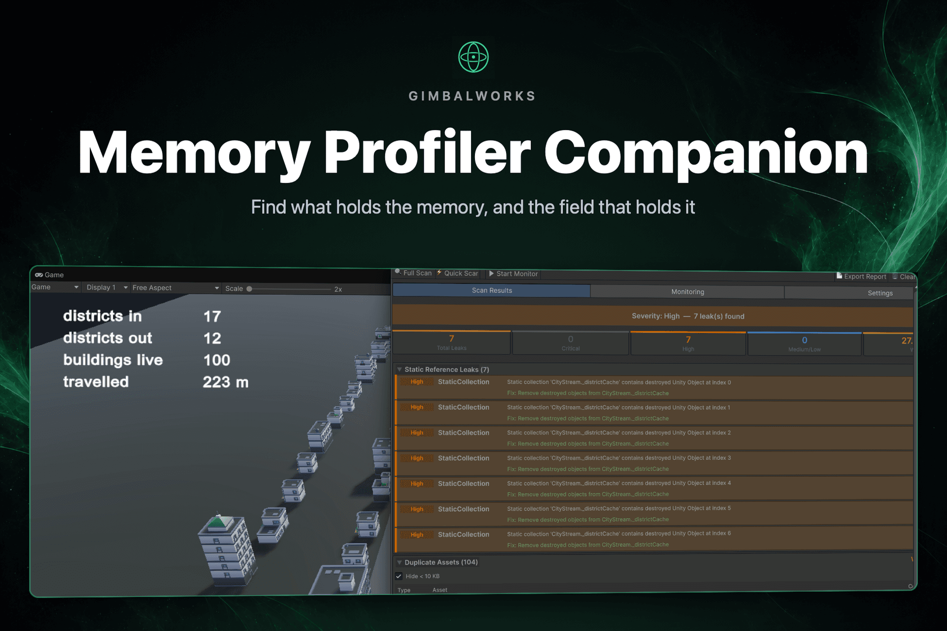Memory Profiler Companion