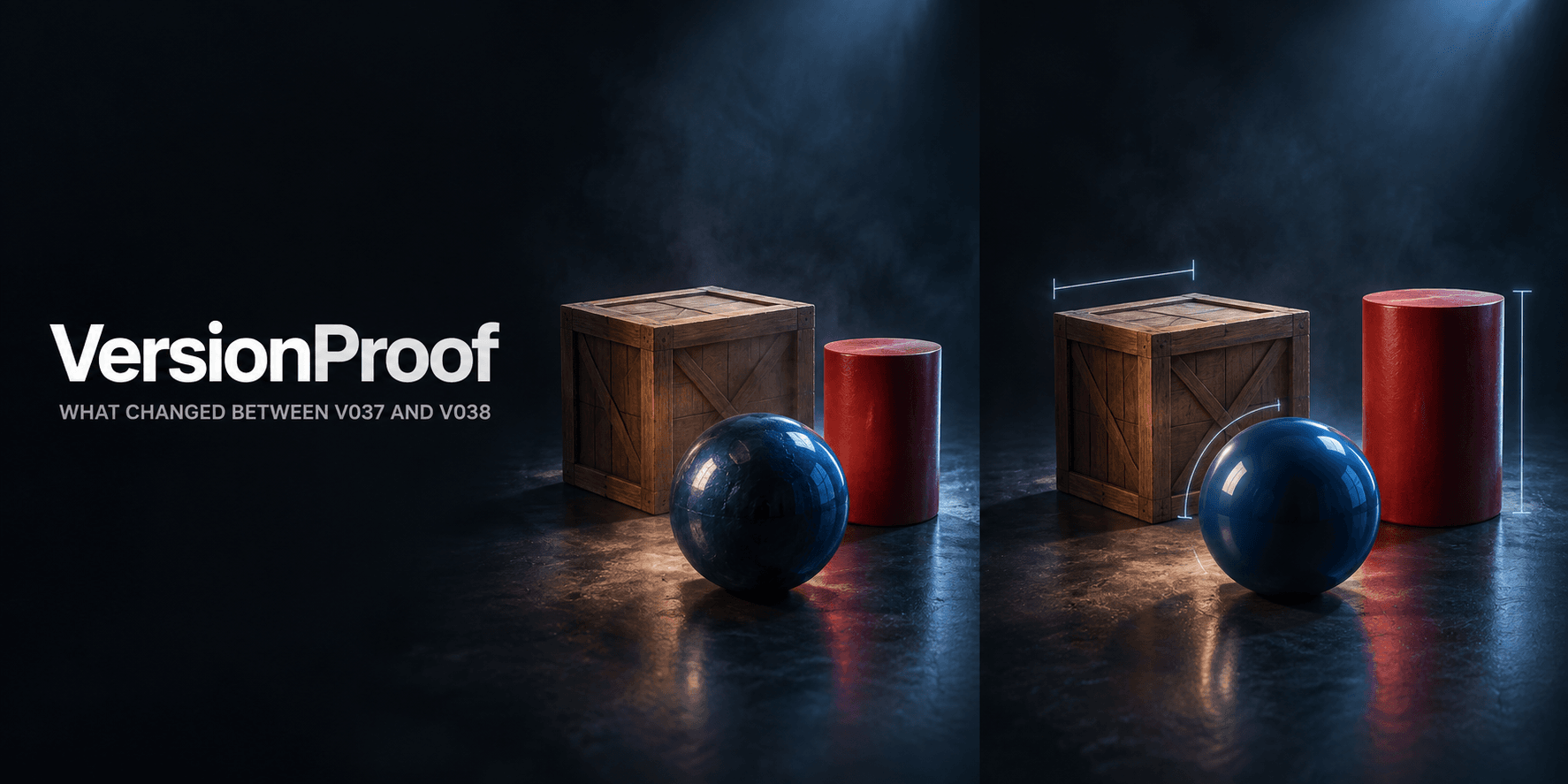 VersionProof — What Changed Between These Two Versions