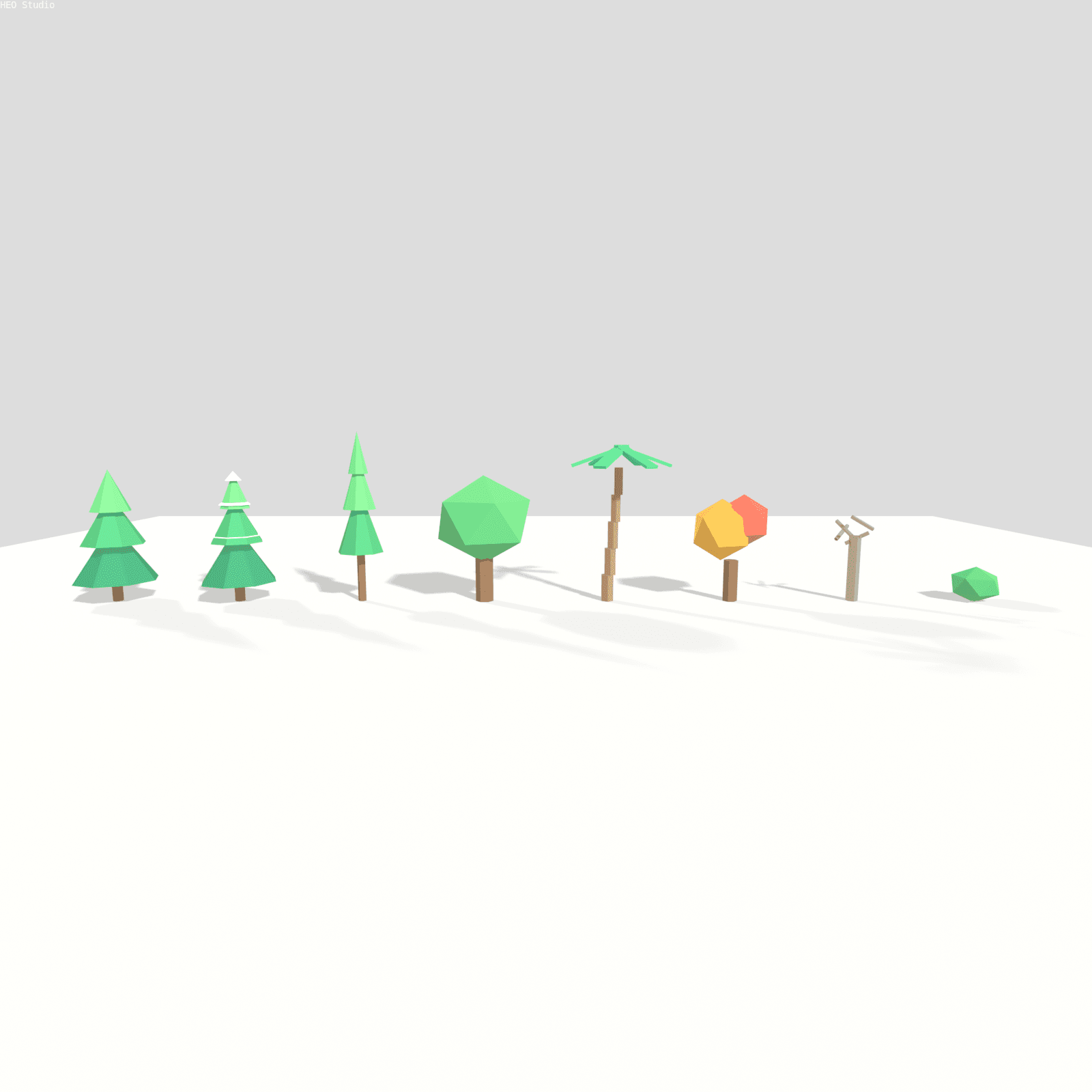 Pack Nature Arbres 01 - vue d'ensemble