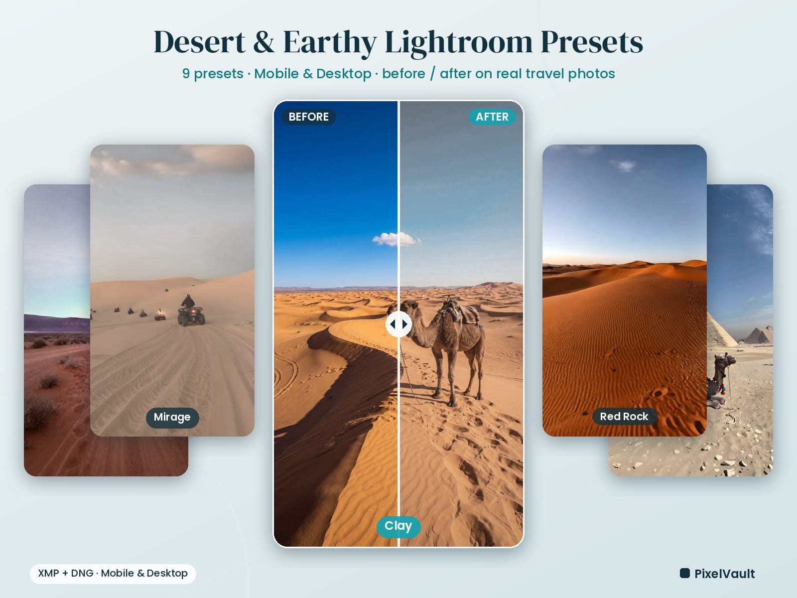 Desert Lightroom presets - cover