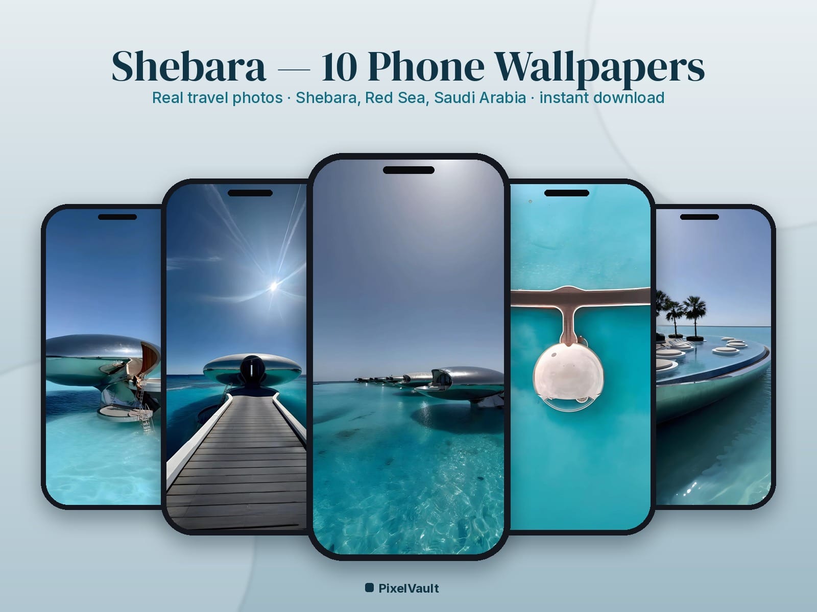 Shebara Phone Wallpaper Pack — 10 Real Travel Photos | Aesthetic iPhone & Android Lock Screen — preview 1