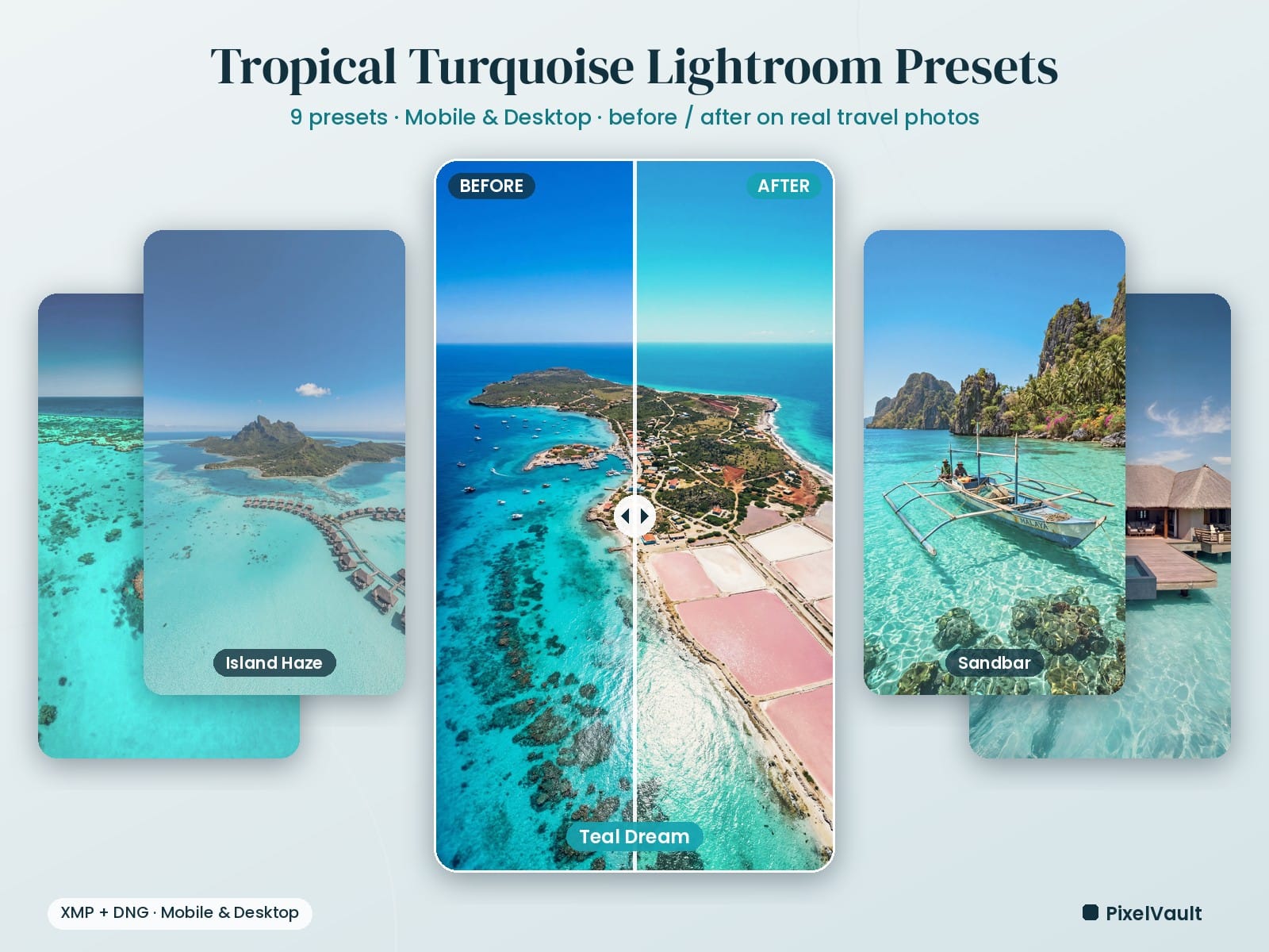 Tropical Lightroom presets - cover
