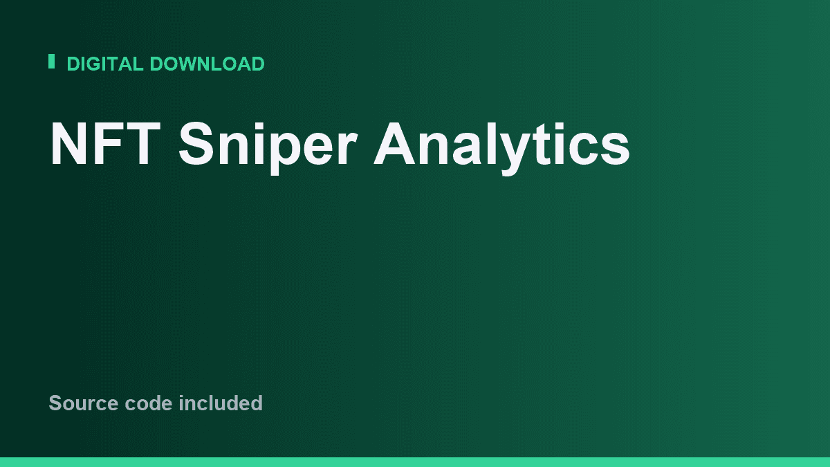 NFT Sniper Analytics