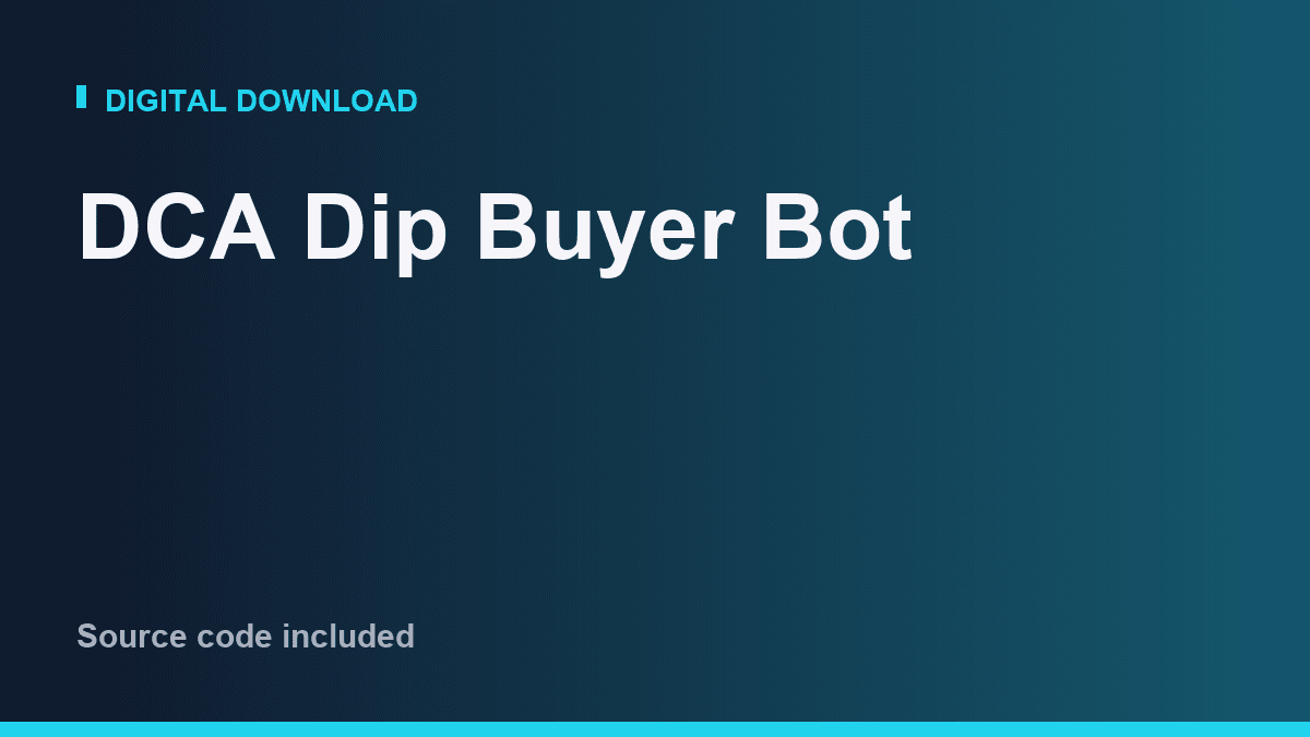 DCA Dip Buyer Bot