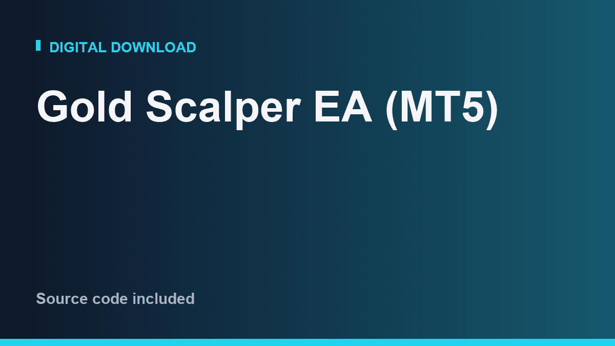 Gold Scalper EA (MT5)