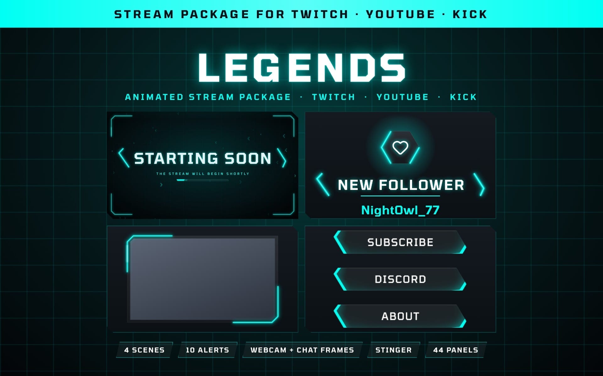 Legends Stream Package