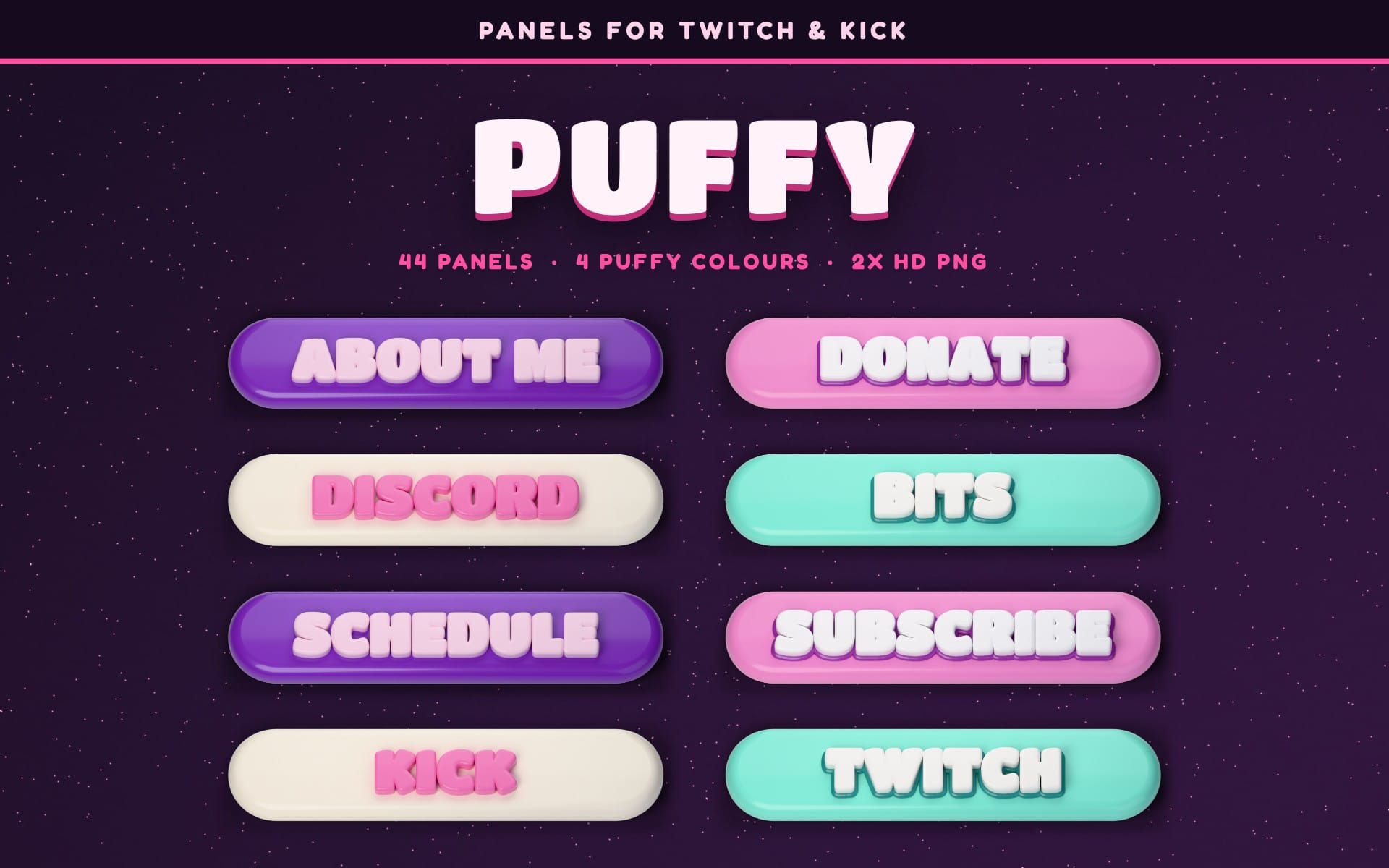 Puffy Twitch Panels