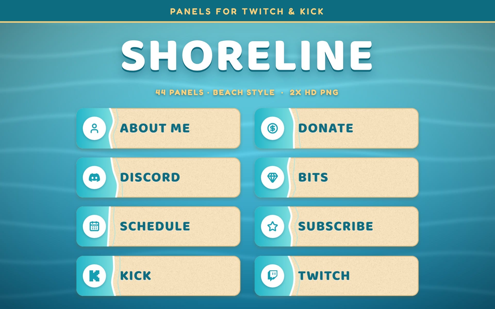 Shoreline Twitch Panels