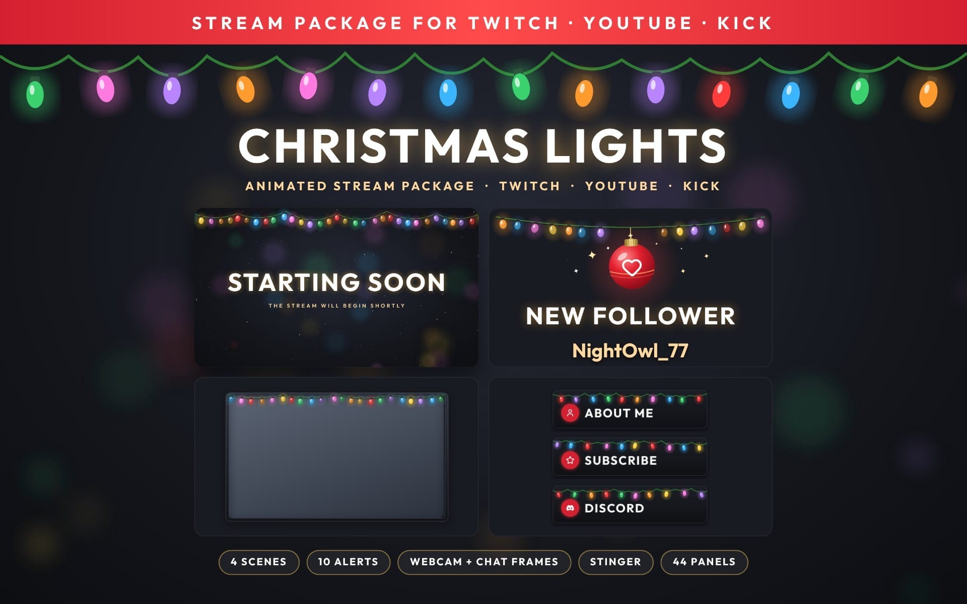 Christmas Lights Stream Package