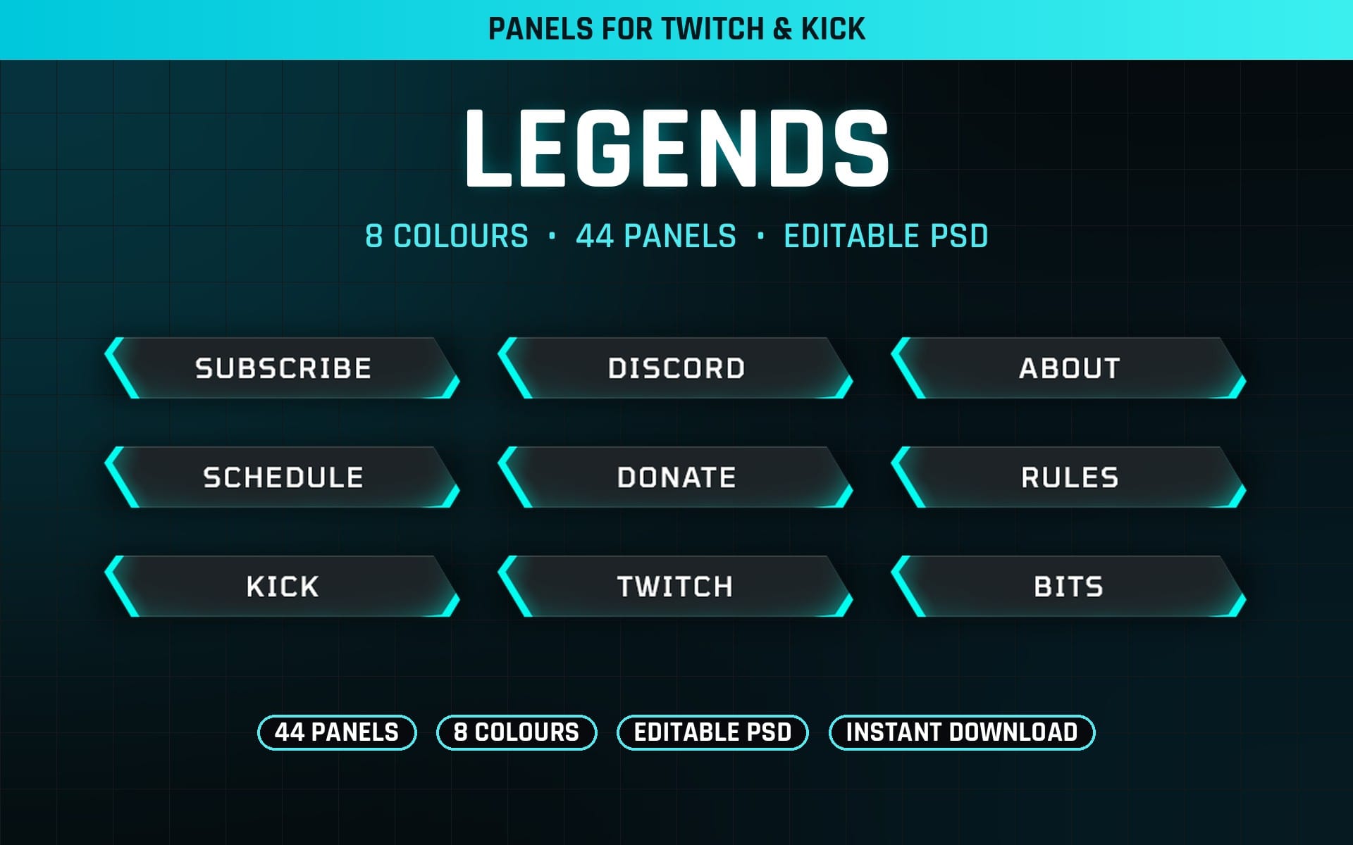 Legends Twitch Panels