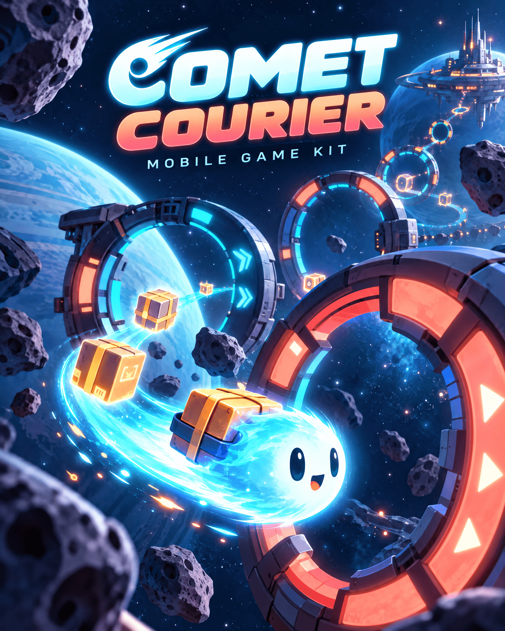 Comet Courier Mobile Game Kit original cover 1