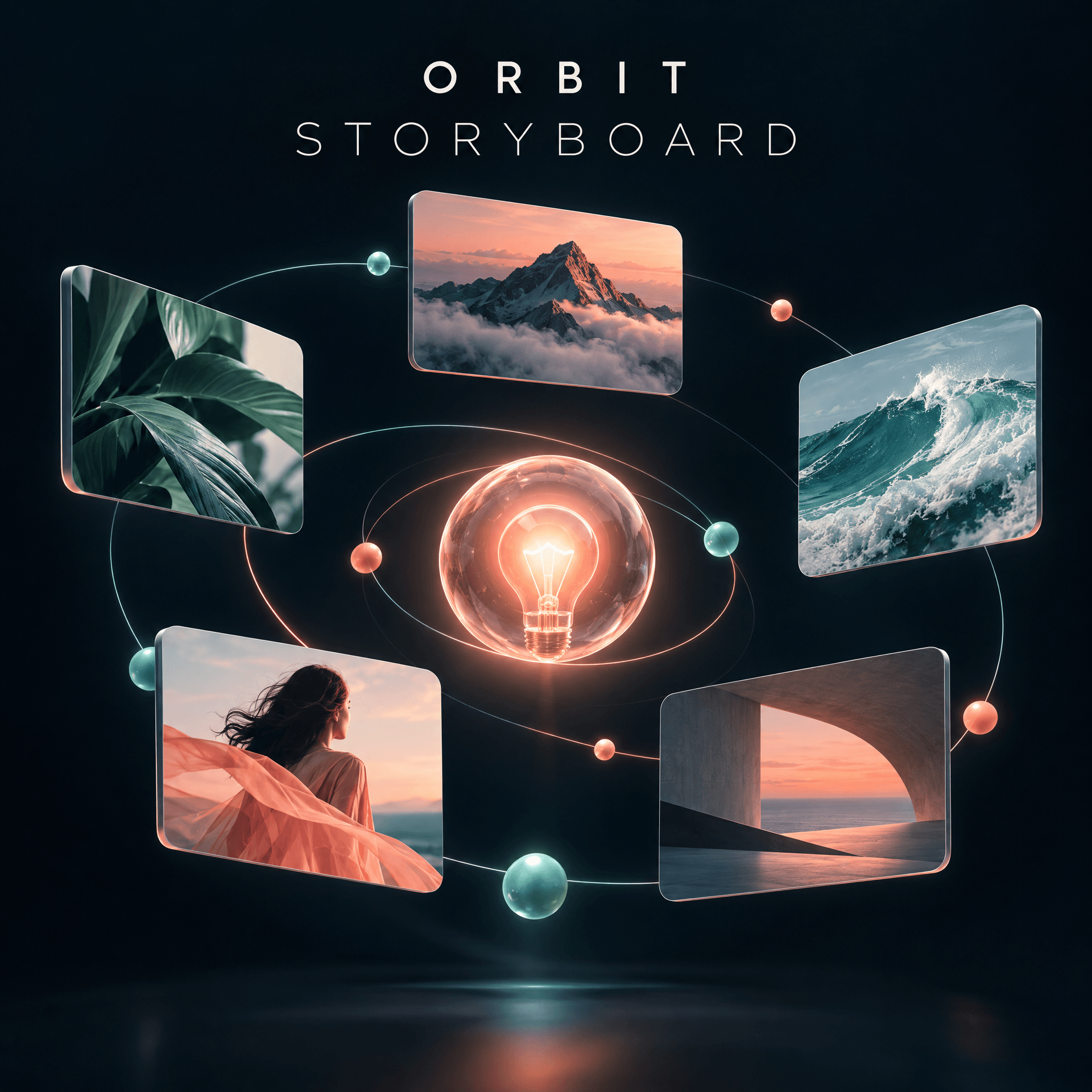 Orbit Storyboard: 30-Frame Social Carousel System cover 1
