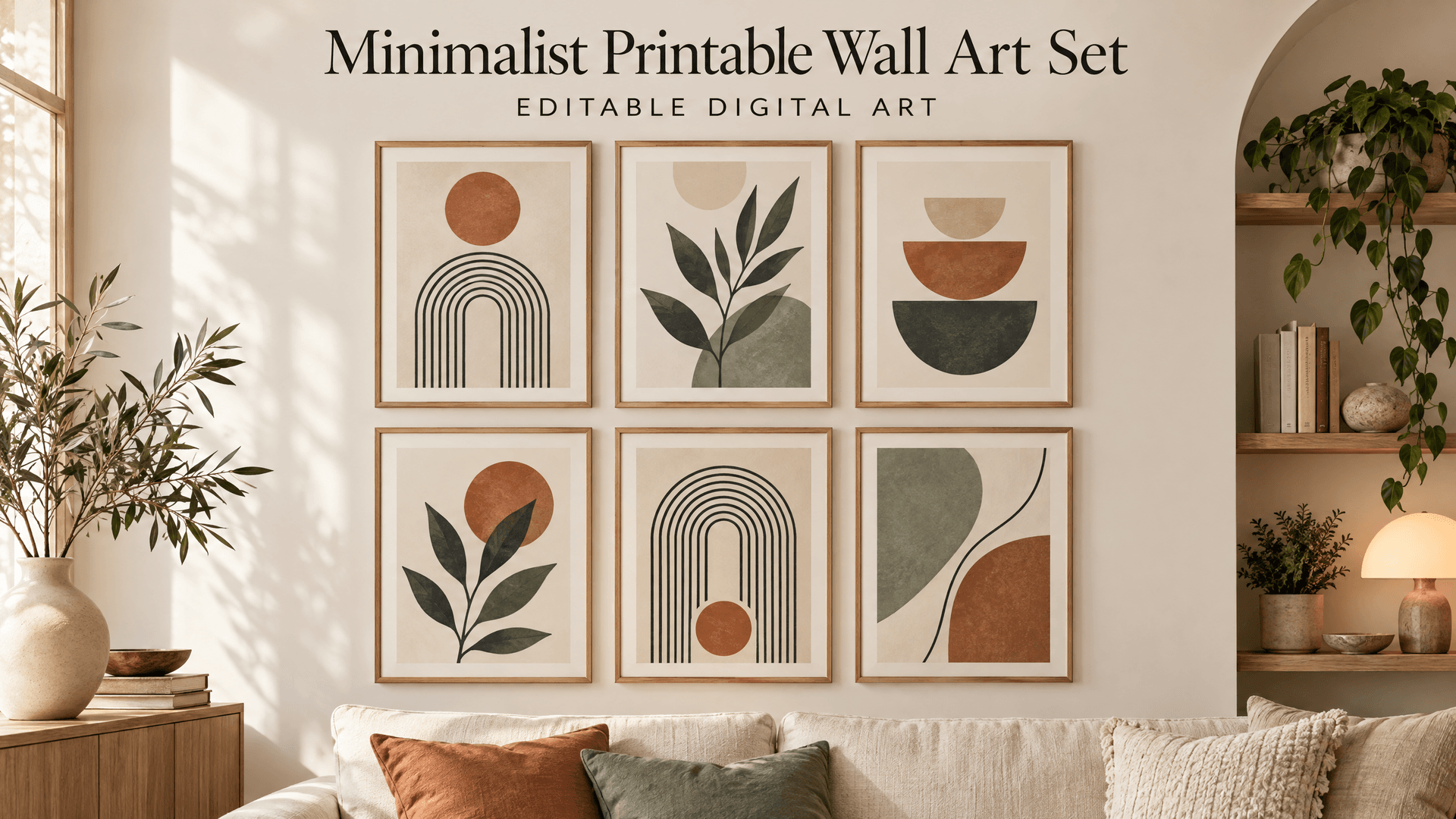 Minimalist Printable Wall Art Set premium cover
