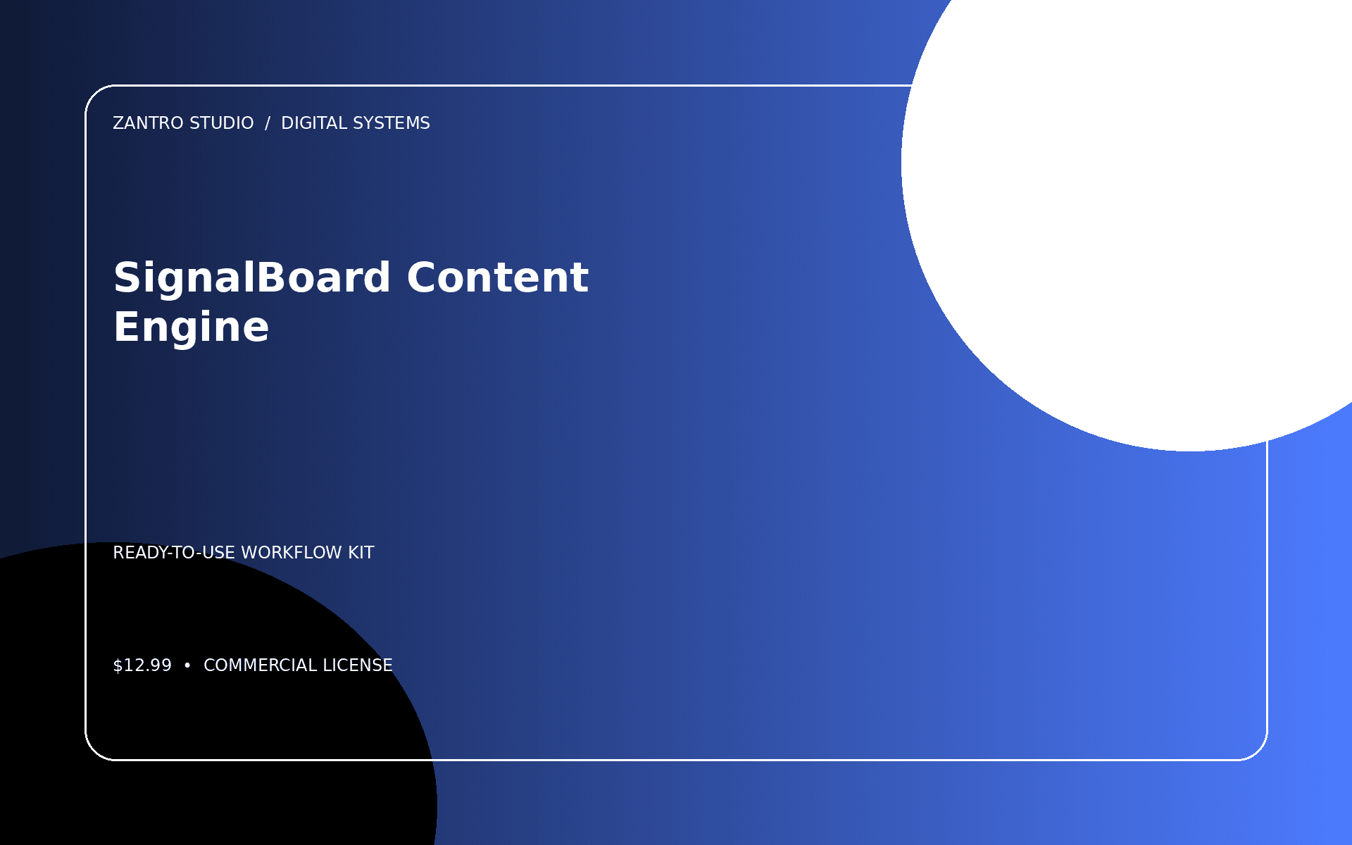 SignalBoard Content Engine premium cover