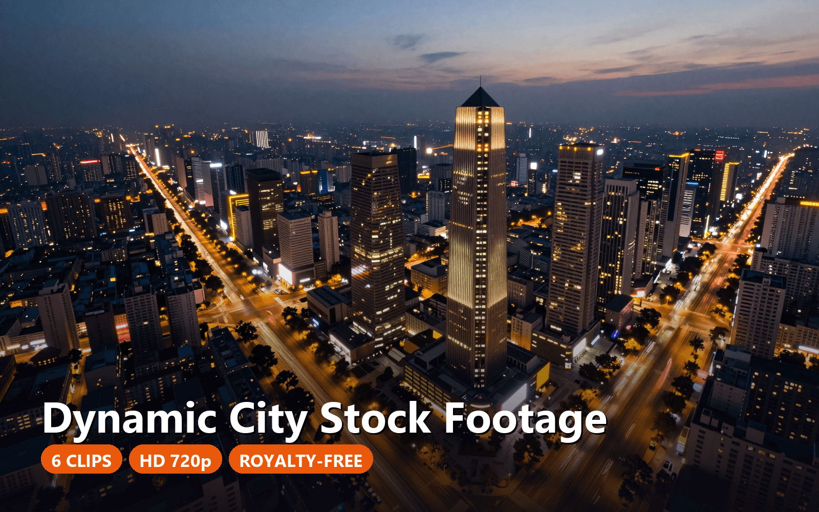 Dynamic City Stock Footage