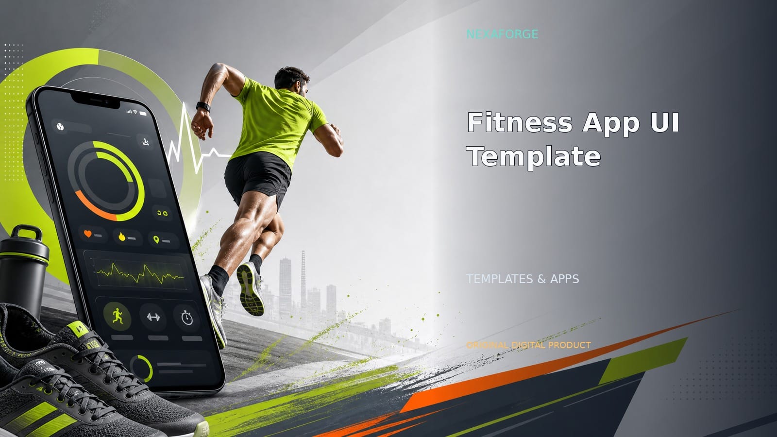 Fitness App UI Template