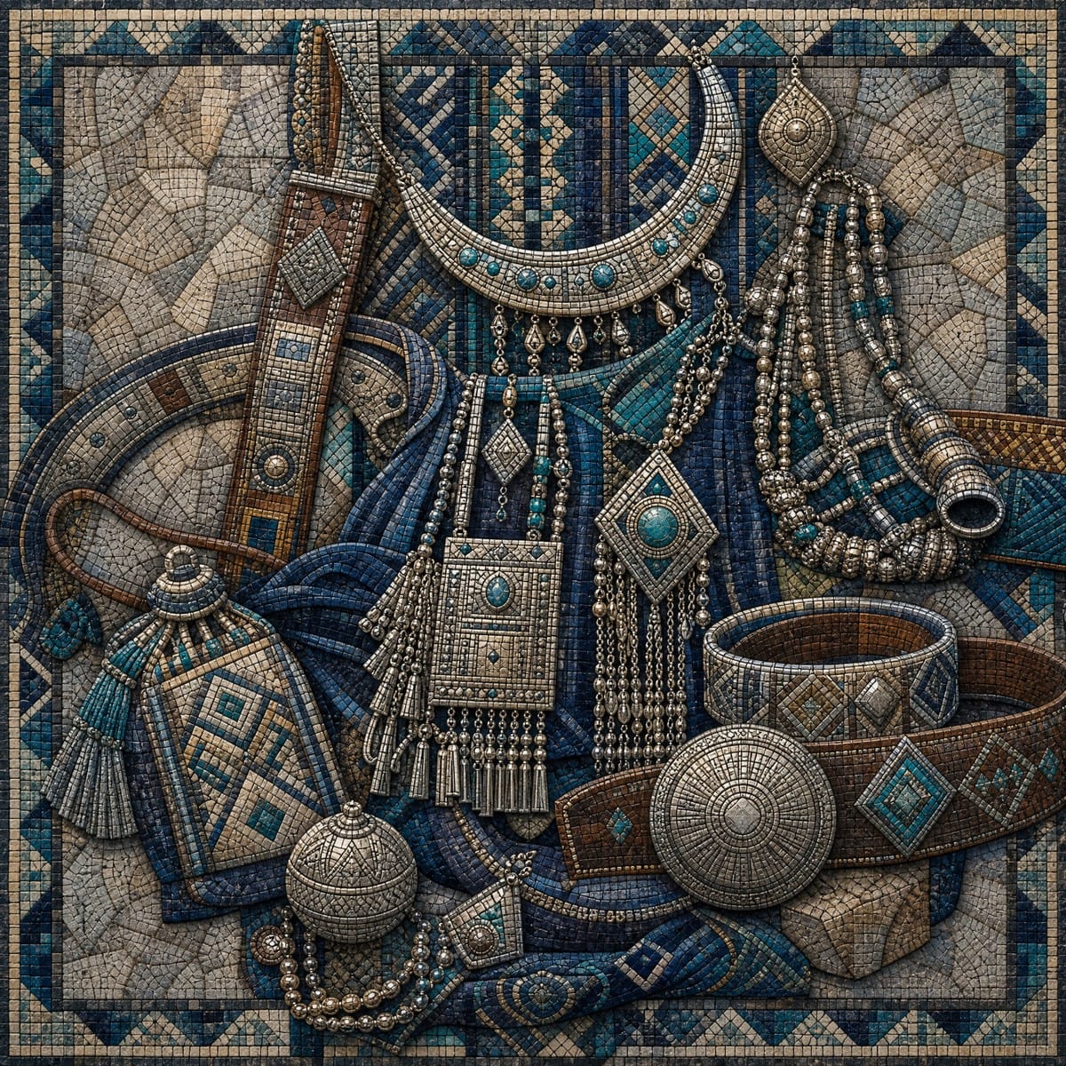 Silver Symbols of the Sahara — Sahara Mosaic