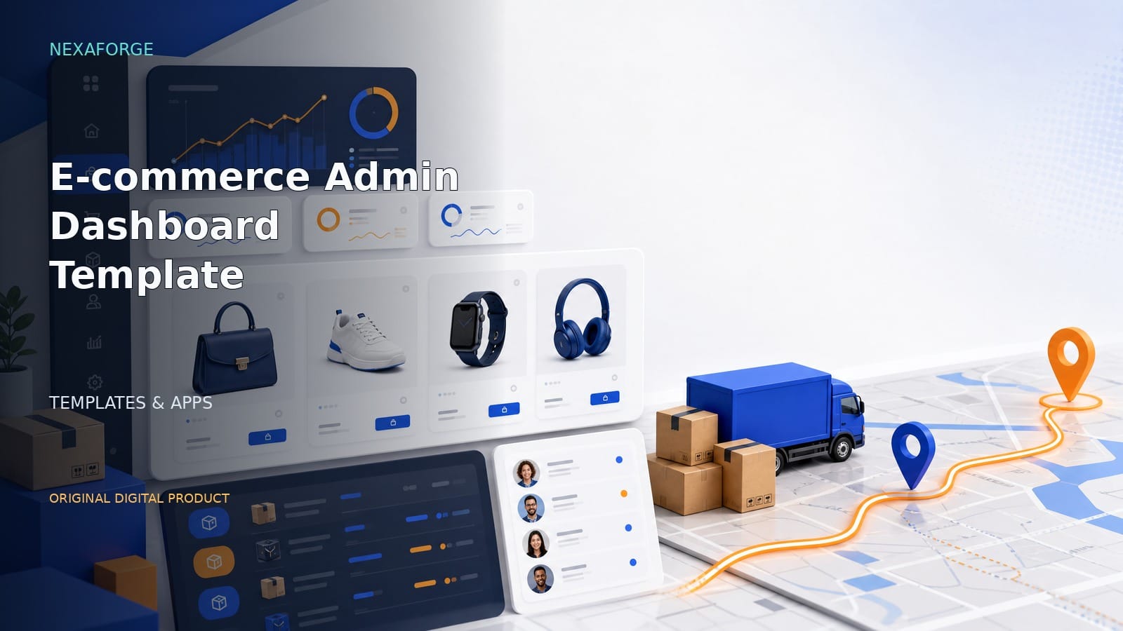 E-commerce Admin Dashboard Template