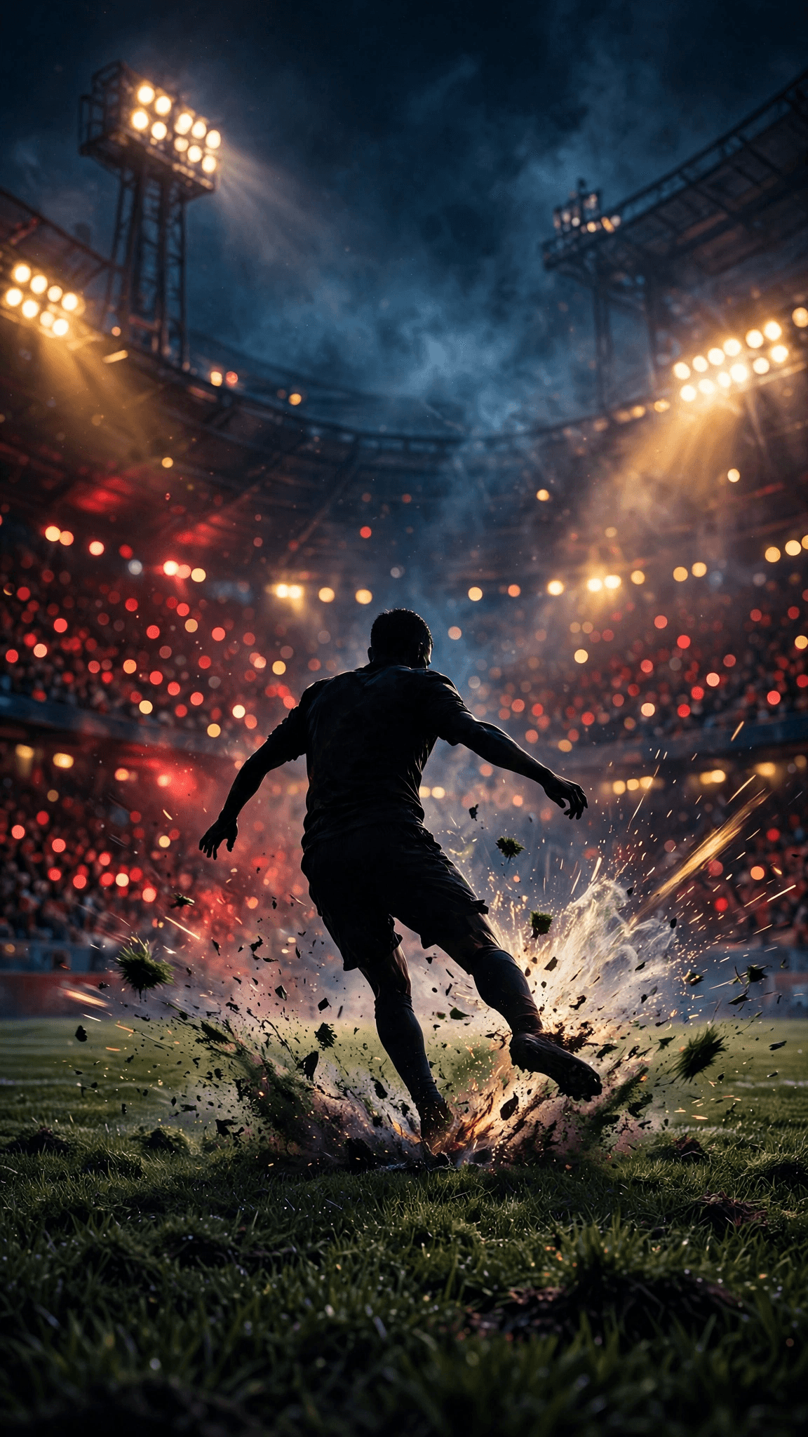 Blaugrana Night - Football Mobile Wallpaper