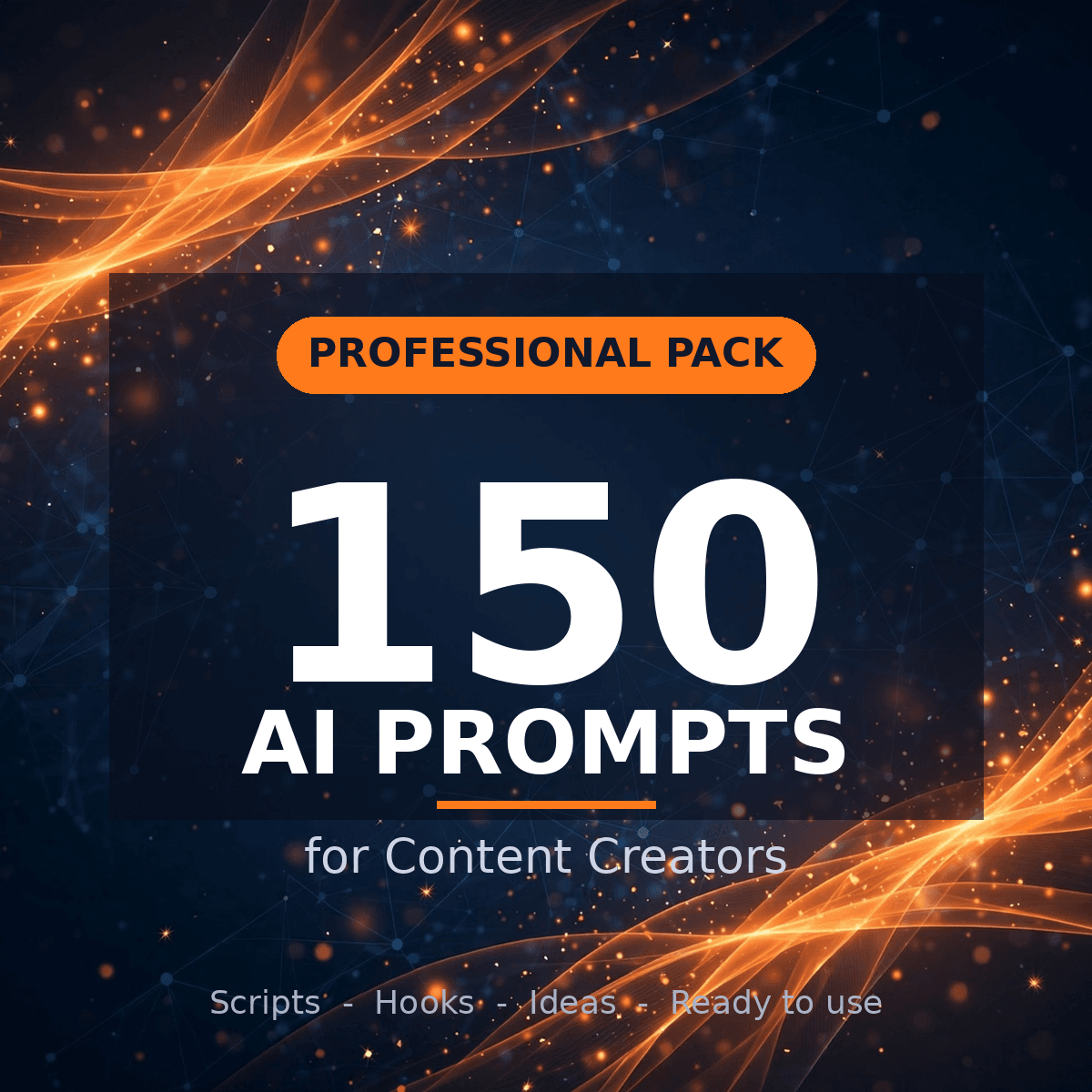 Cover: 150 AI Prompts for Content Creators
