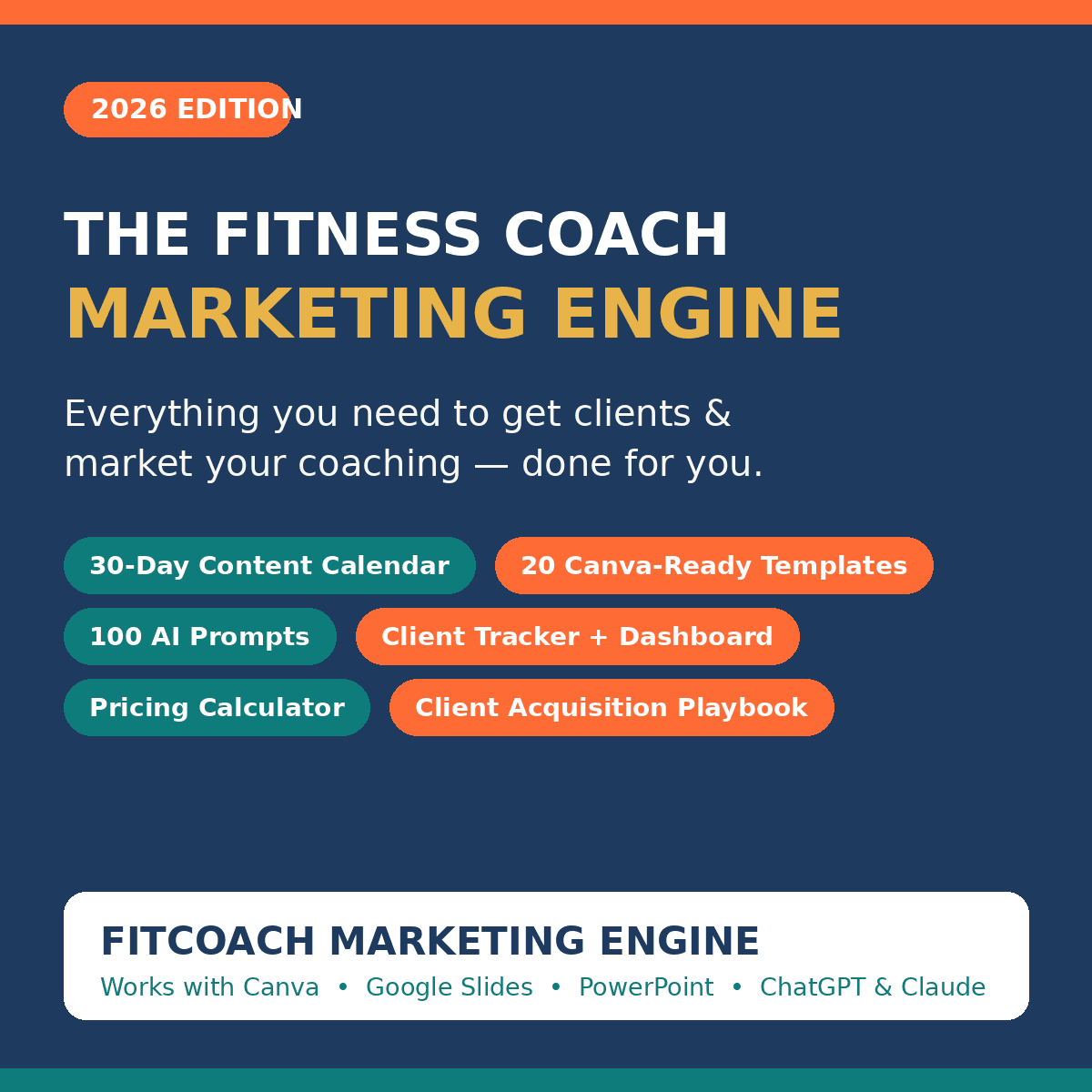 The Fitness Coach Marketing Engine — kit cover