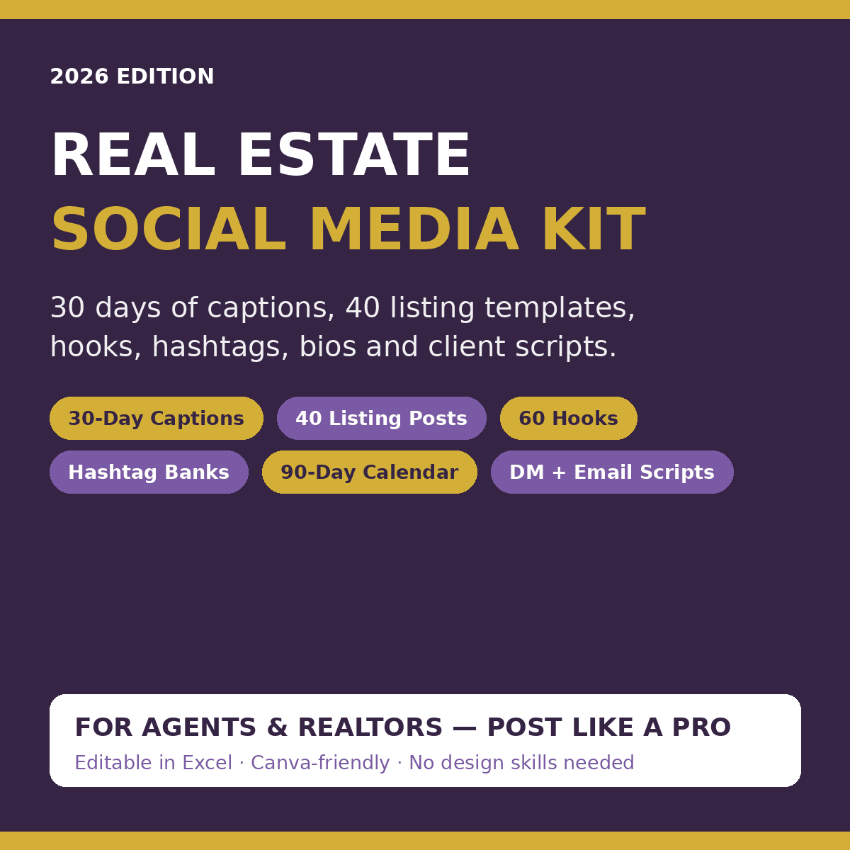 Real Estate Social Media Kit