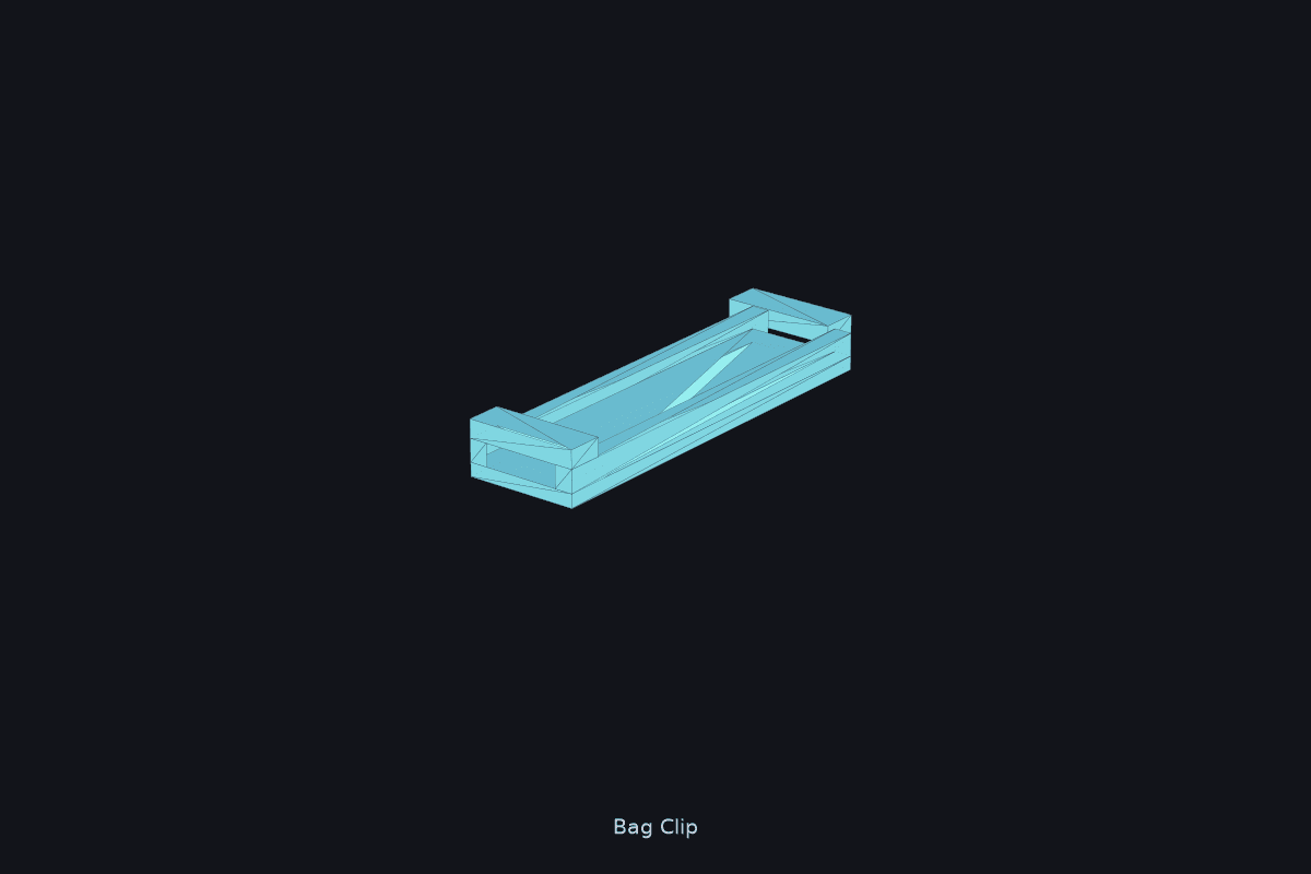 Bag Clip — Chip & Snack Sealer (STL)