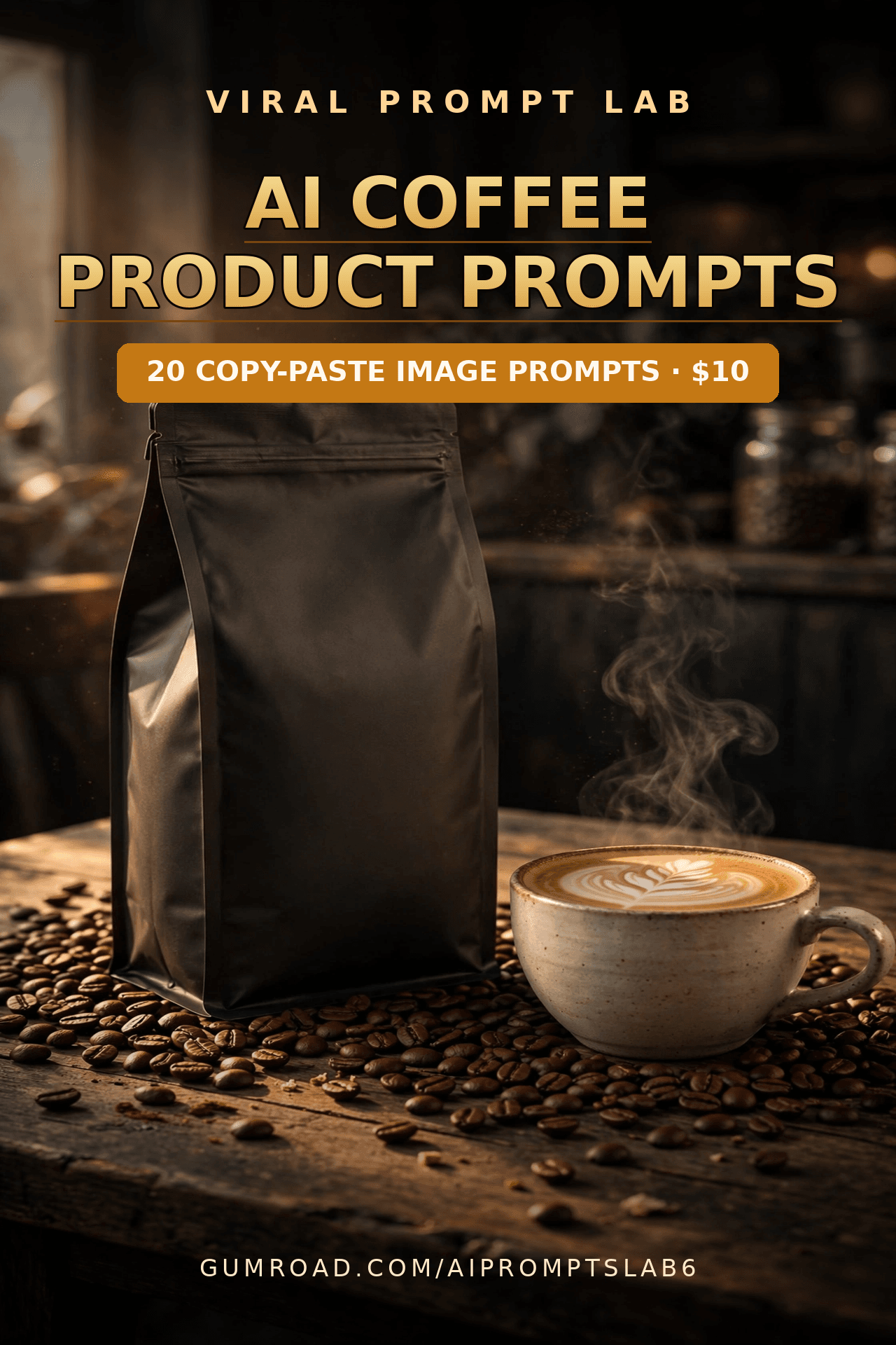 AI Coffee Product Prompts: 20 Copy-Paste Image Prompts for Crave-Worthy Coffee B
