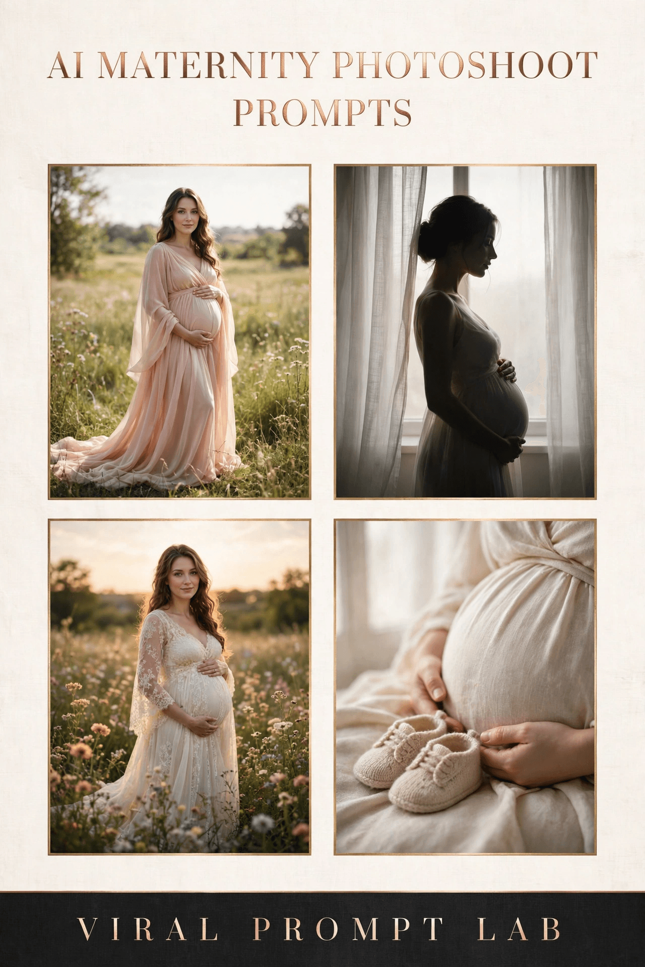 AI Maternity Photoshoot Prompts: 20 Copy-Paste Prompts for Elegant, Tasteful Pre