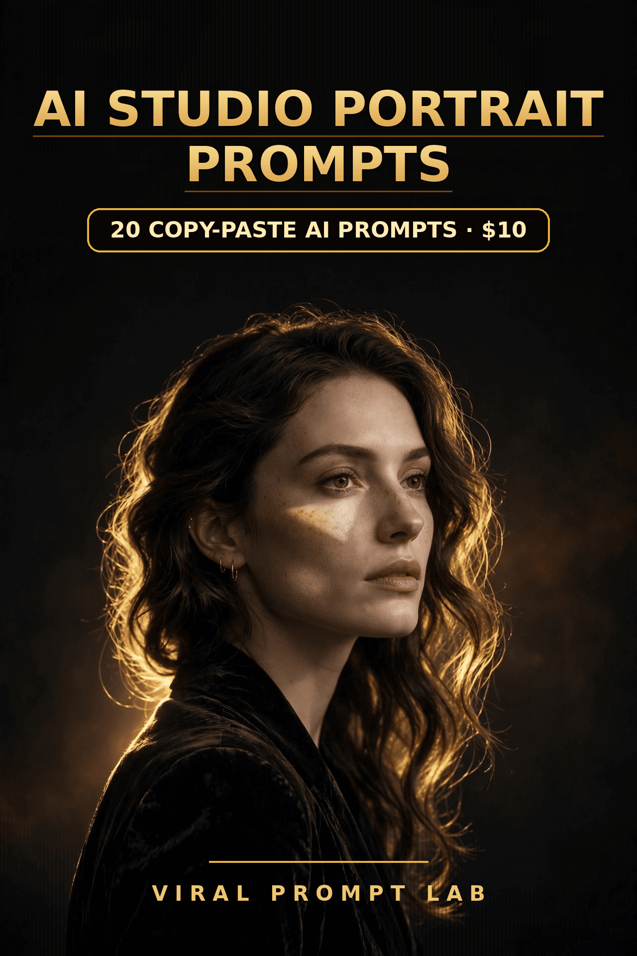 AI Studio Portrait Prompts: 20 Copy-Paste Studio Lighting Systems for Magazine-W