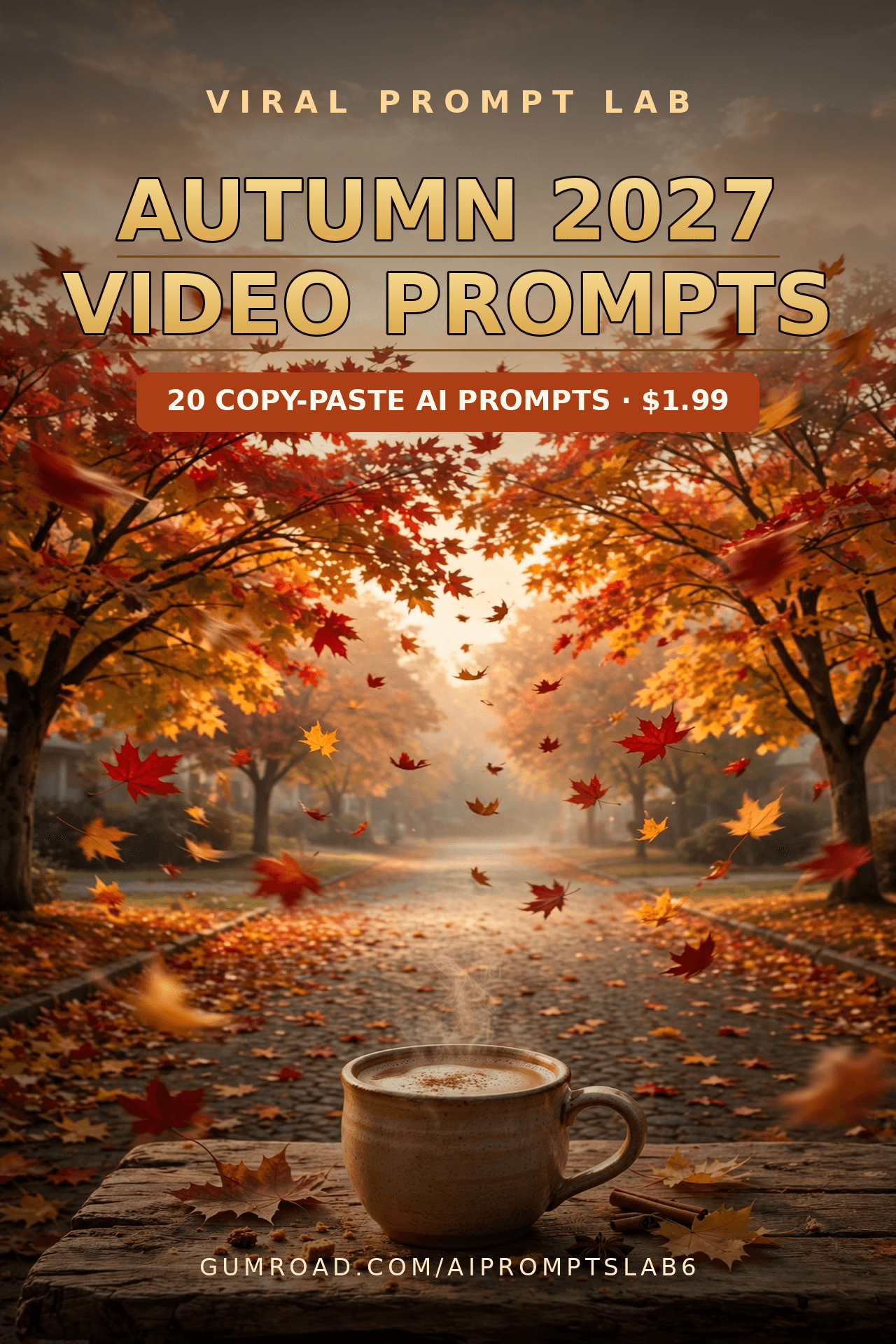Autumn 2027 Video Prompts: 20 Copy-Paste AI Video Prompts for Fall Trails, Harve