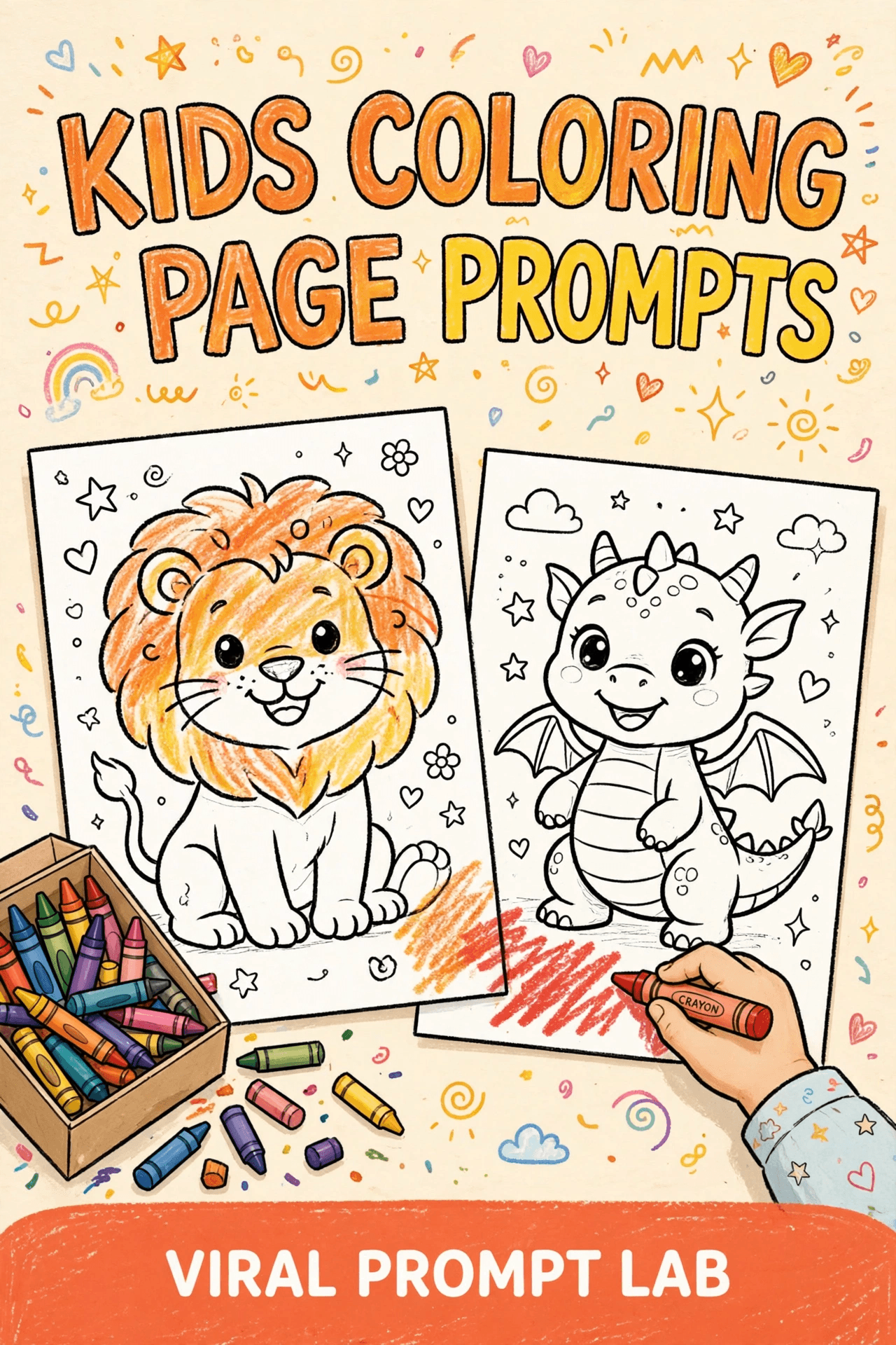 The Kids Coloring Page Prompt Pack: 20 Copy-Paste AI Prompts for Printable Color