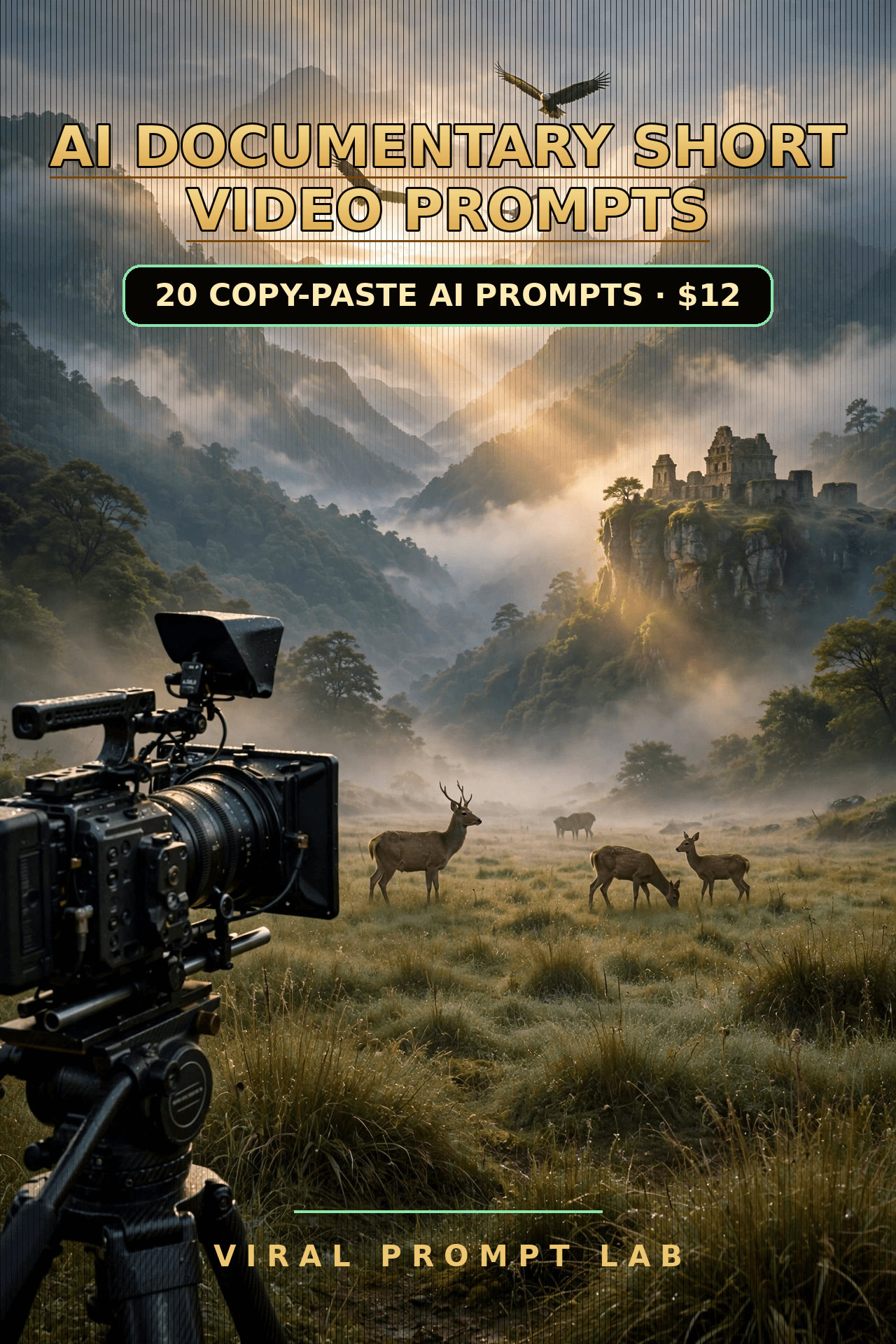 AI Documentary Short Video Prompts: 20 Copy-Paste 10-Second Docu-Short Prompts —