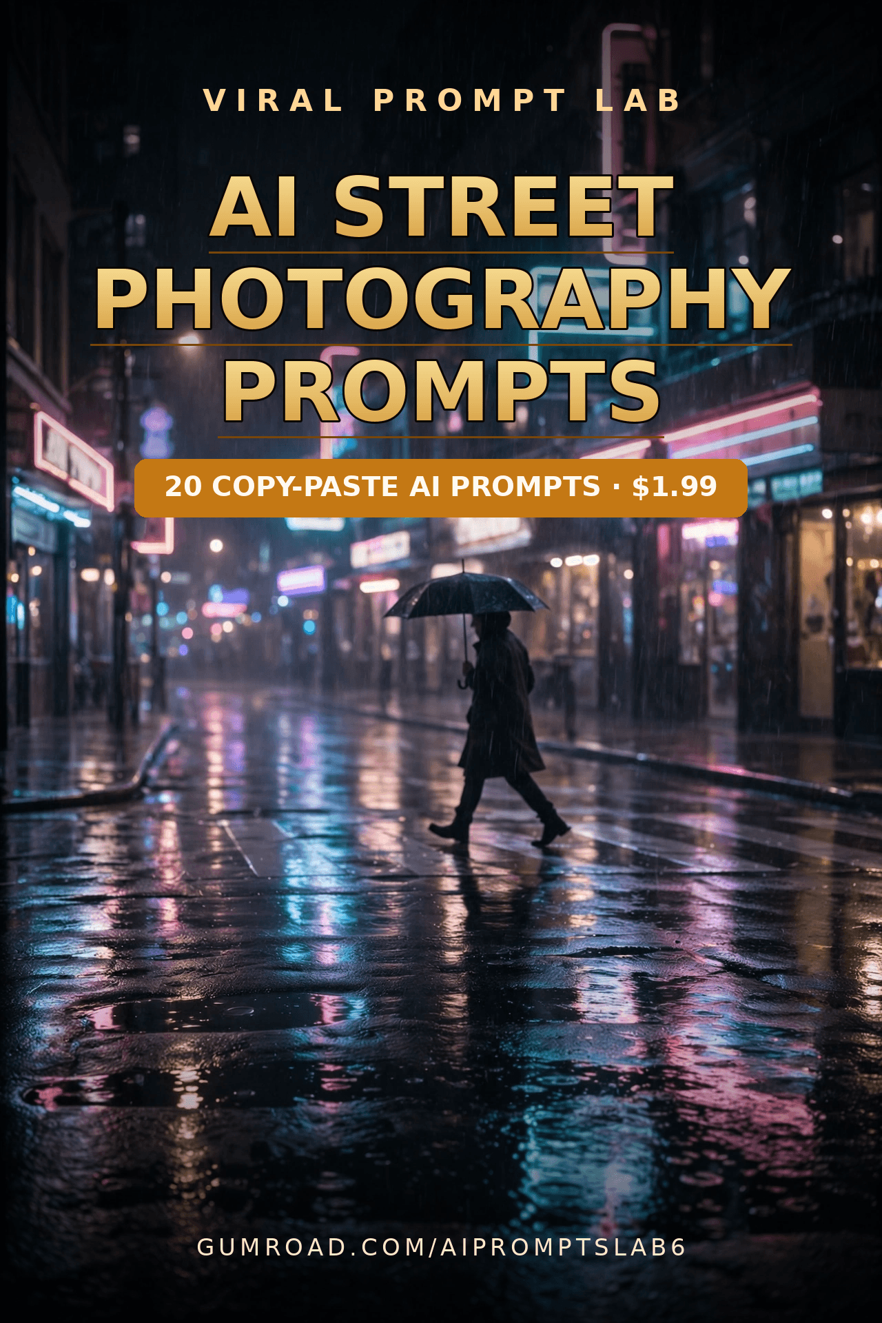 AI Street Photography Prompts: 20 Copy-Paste Prompts for Cinematic Urban Street