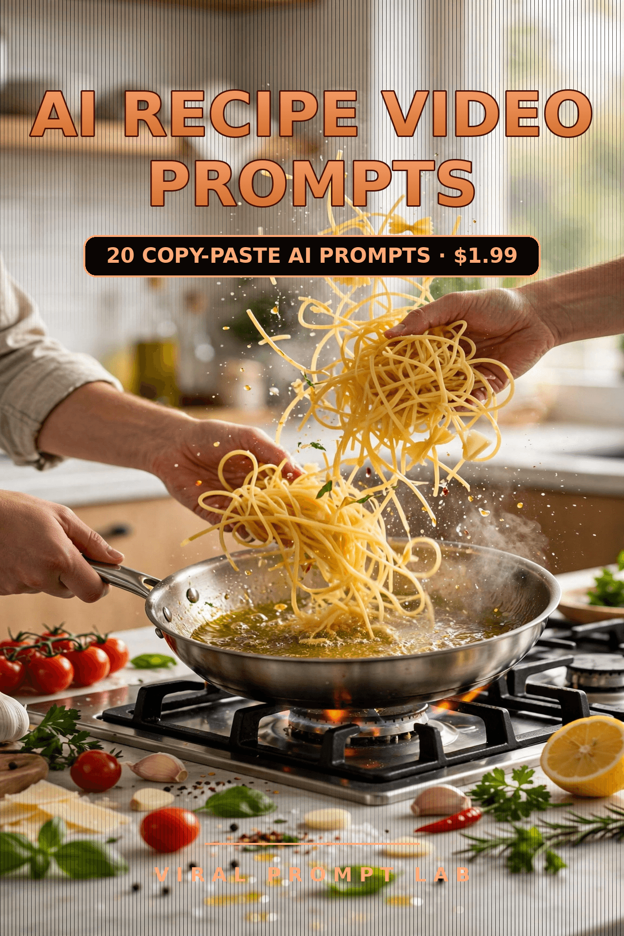 AI Recipe Video Prompts: 20 Copy-Paste 10-Second Video Prompts for Recipe Shorts