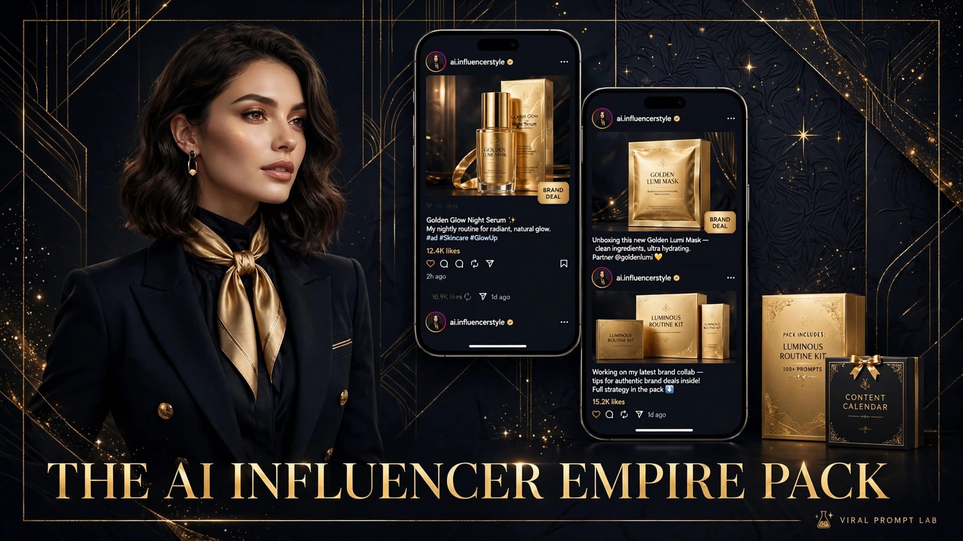 AI Influencer Empire: 80 Prompts to Build a Virtual Creator