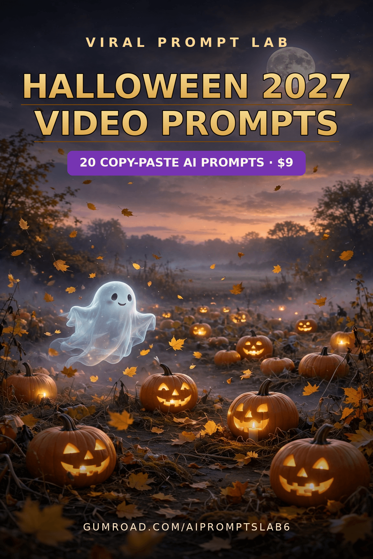 Halloween 2027 Video Prompts: 20 Copy-Paste AI Video Prompts for Tasteful-Spooky