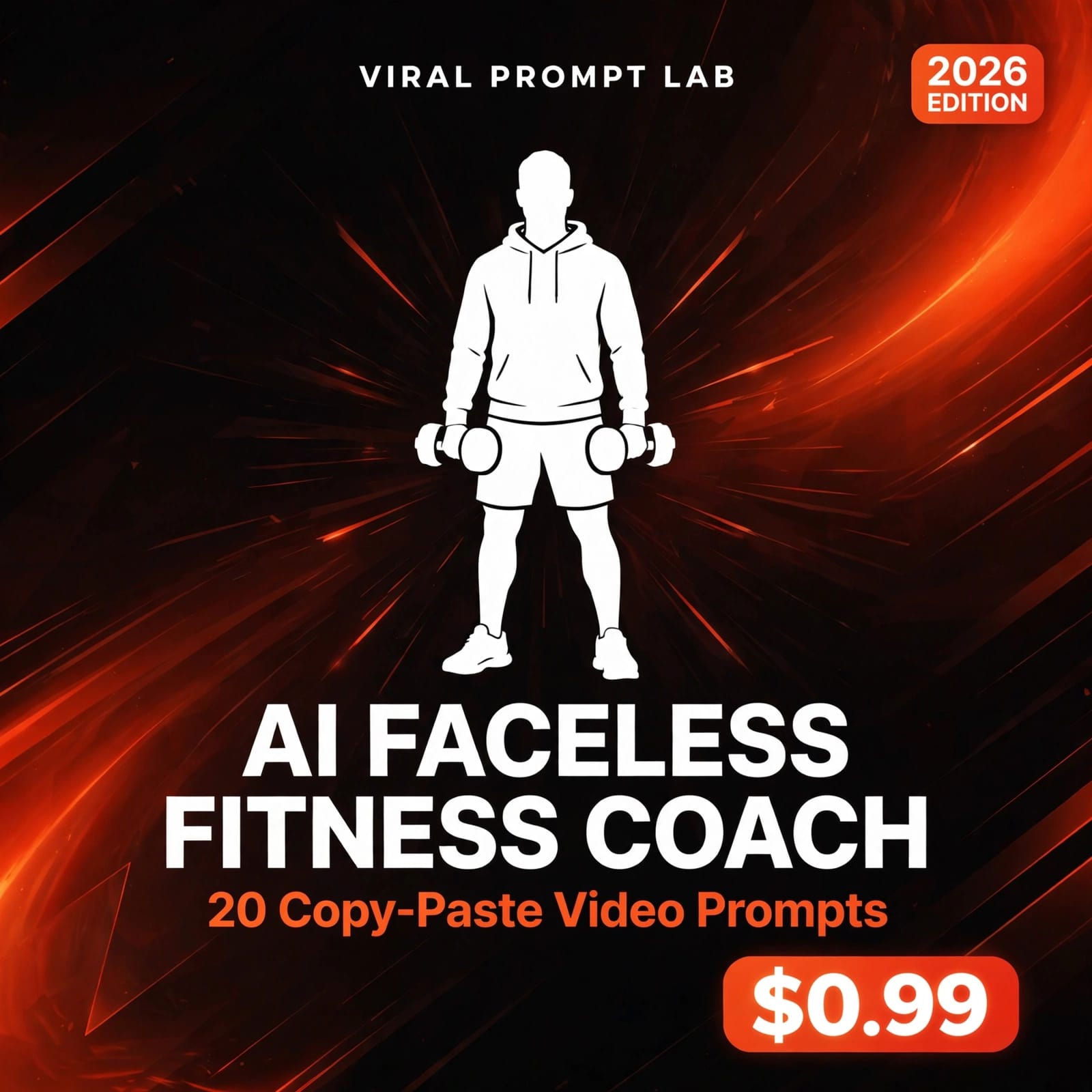 AI Faceless Fitness Coach Channel Prompts cover