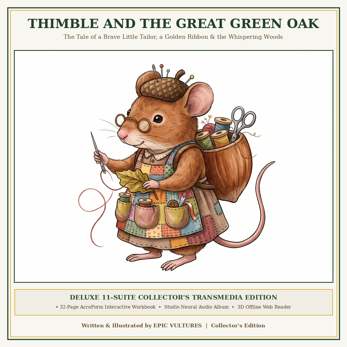 Thimble and the Great Green Oak: Deluxe 11-Suite Transmedia Collector’s Edition Cover