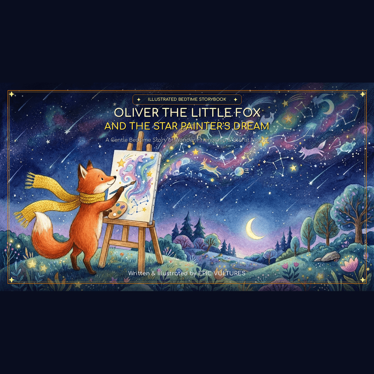Oliver the Little Fox and the Star Painter's Dream Cover