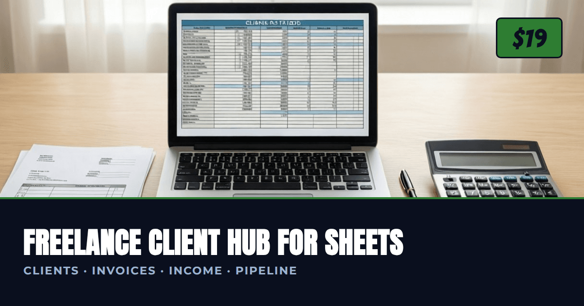 Freelance Client Hub for Sheets