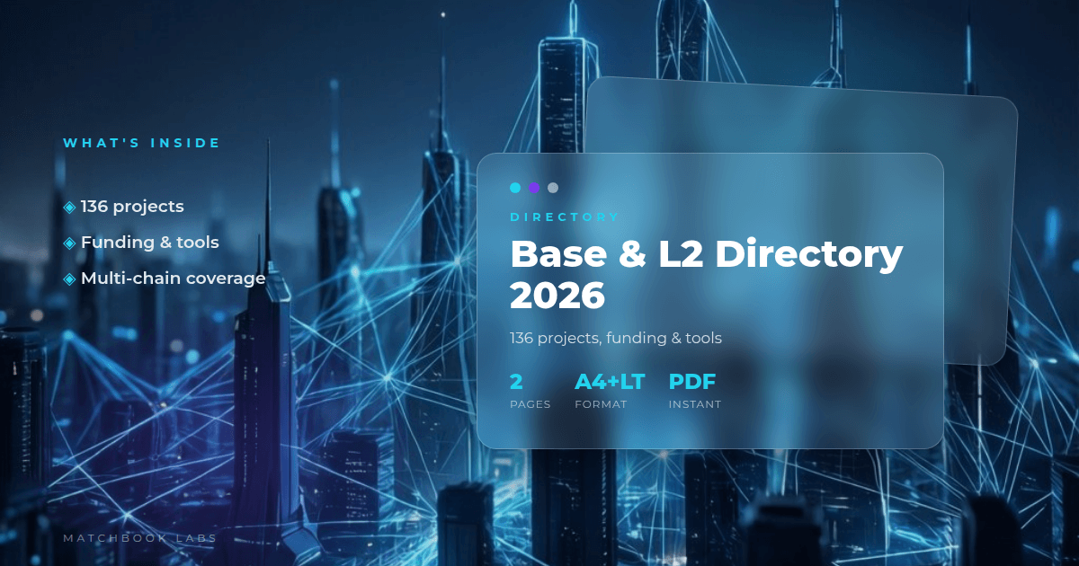Base & L2 Ecosystem Directory 2026 - 136 Projects, Funding & Tools (Multi-Chain)