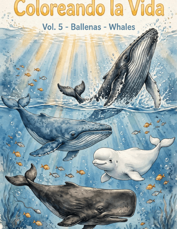 Coloring Life Vol. 5: Whales - preview 1