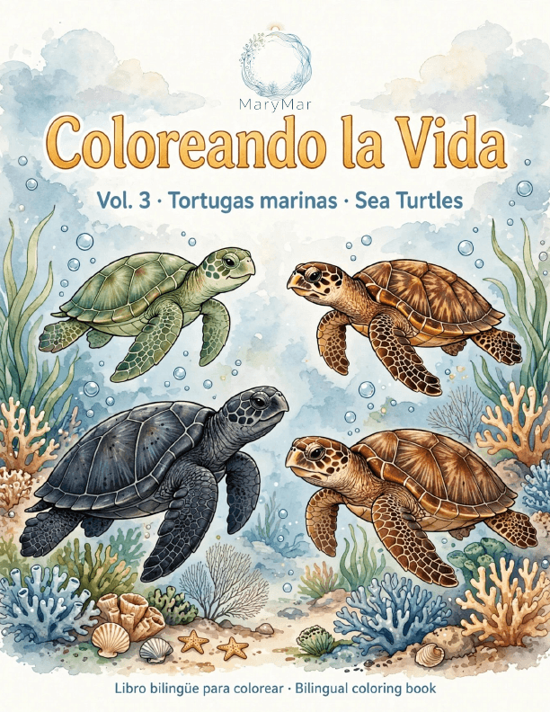 Coloring Life Vol. 3: Sea Turtles - preview 1
