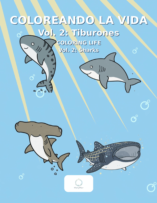 Coloreando la Vida Vol. 2 Tiburones - preview 1